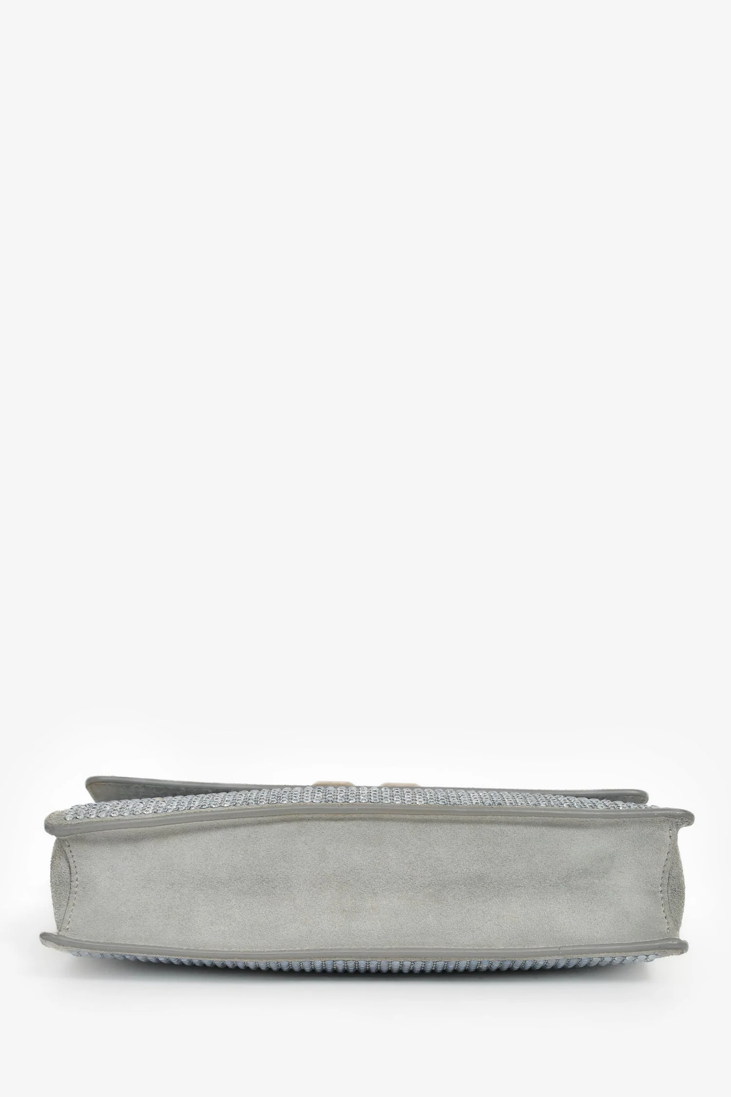 Off-White By Virgil Abloh Rhinestone Embellished Clutch with Strap - Image 5