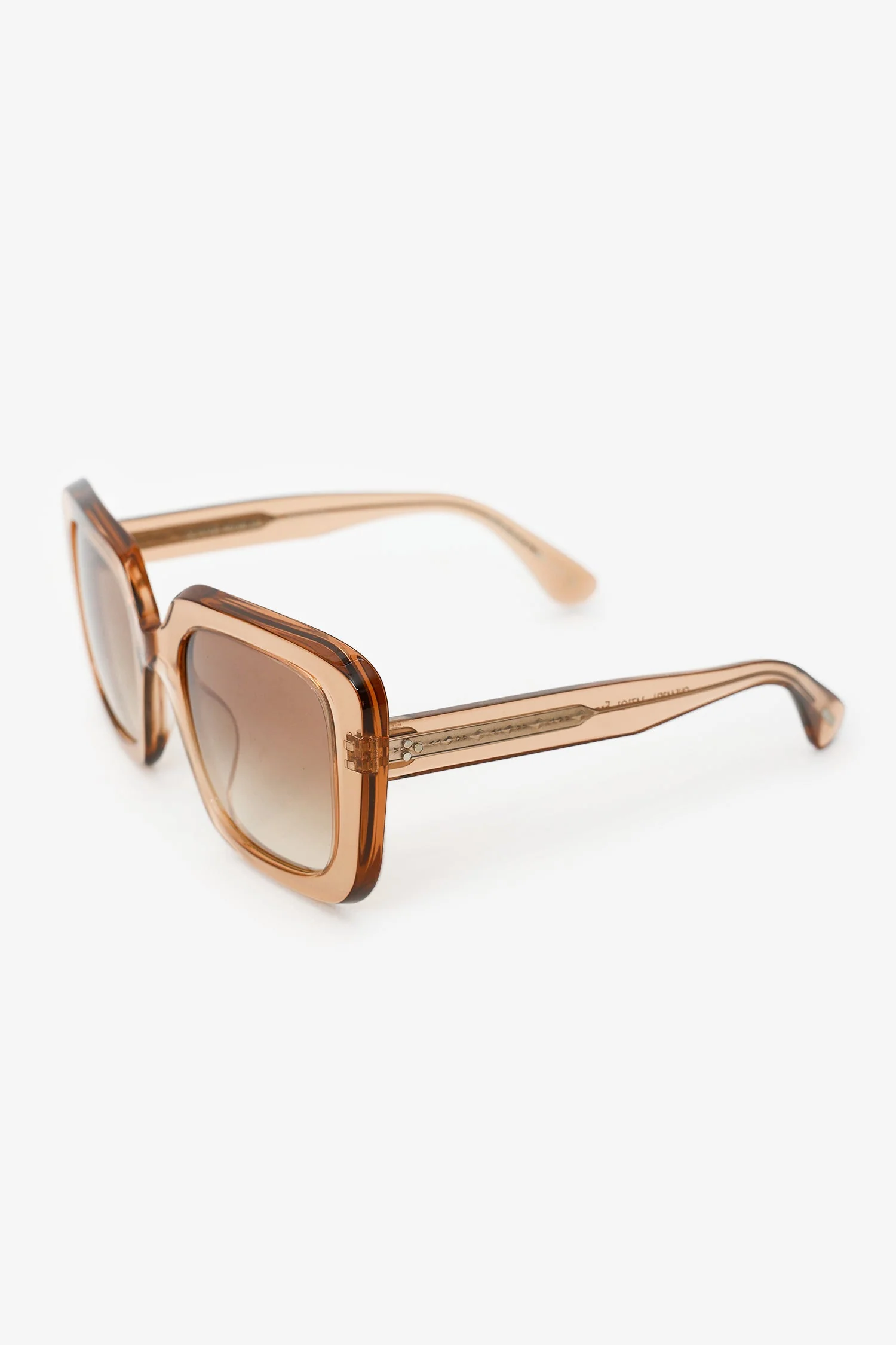 Oliver Peoples Brown Square Sunglasses - Image 2