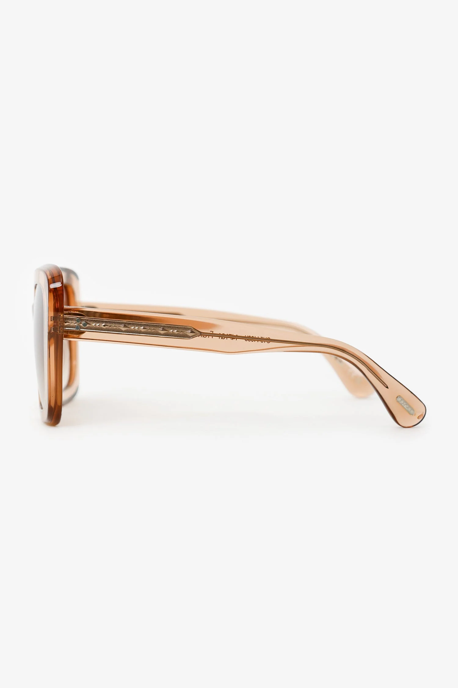 Oliver Peoples Brown Square Sunglasses - Image 3
