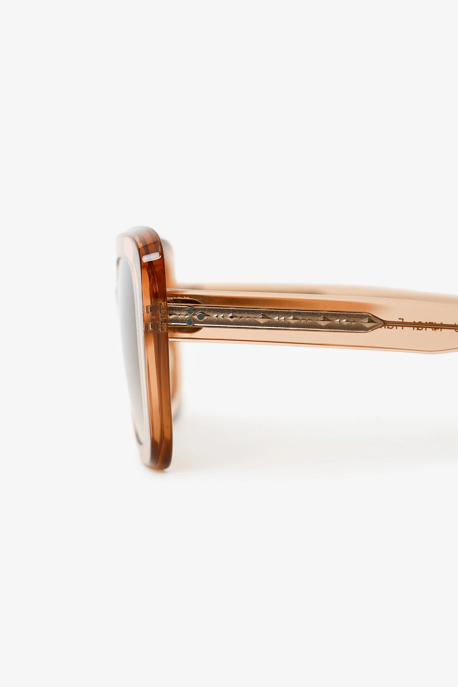 Oliver Peoples Brown Square Sunglasses - Image 4