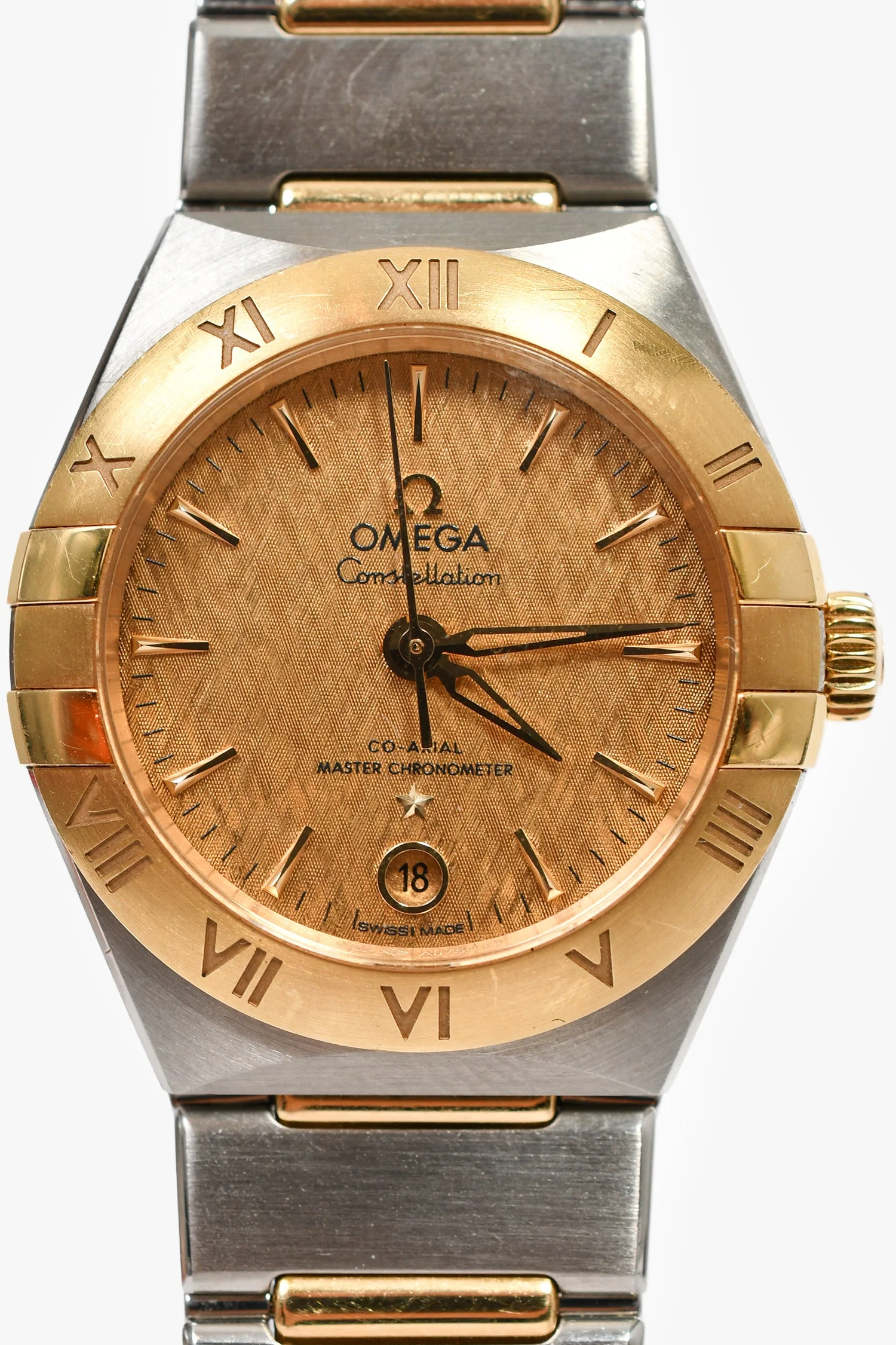 Omega 2021 18K Gold Stainless Steel 29mm Constellation Master Chronometer Manhattan Watch - Image 5
