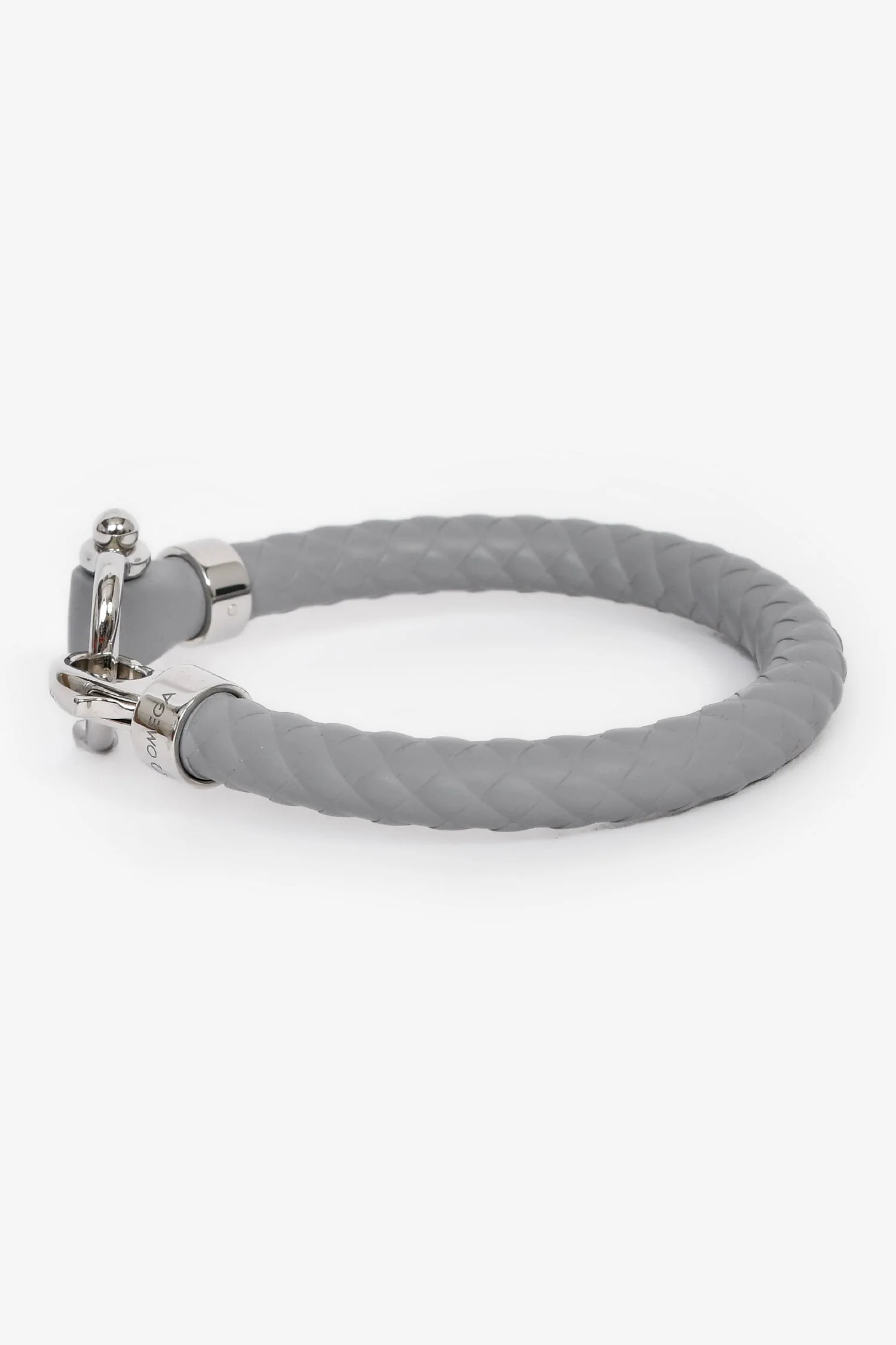 Omega Grey Rubber/Stainless Steel 'Aqua Sailing' Bracelet - Image 4