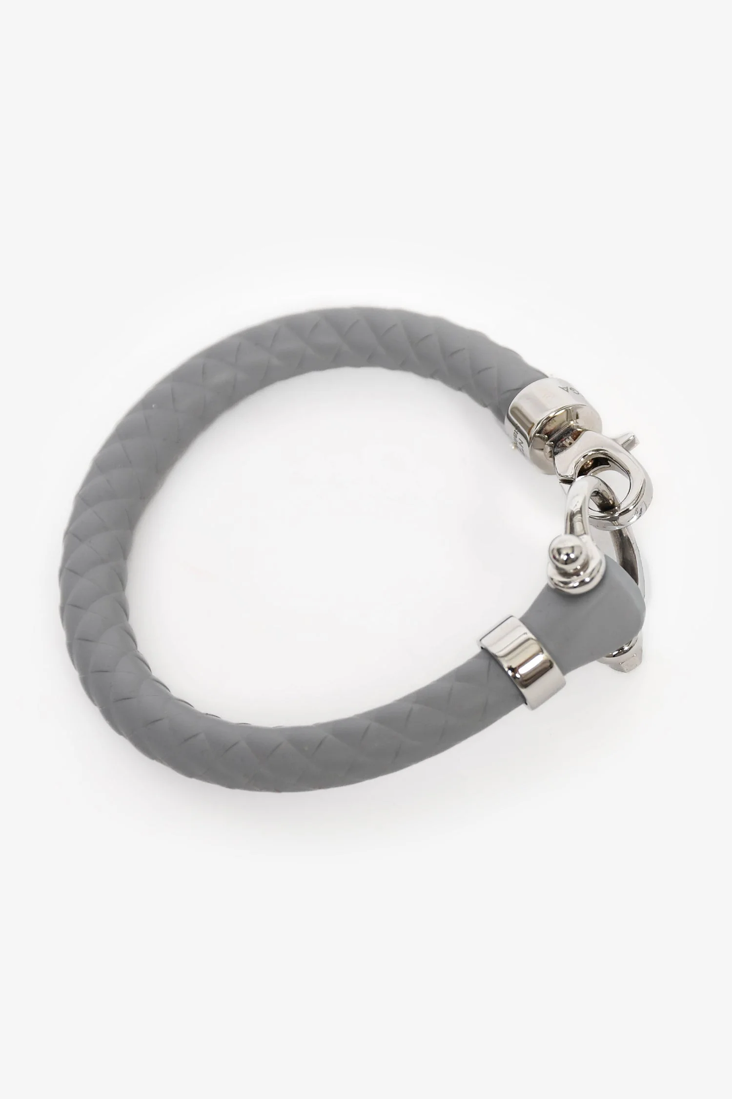 Omega Grey Rubber/Stainless Steel 'Aqua Sailing' Bracelet - Image 5