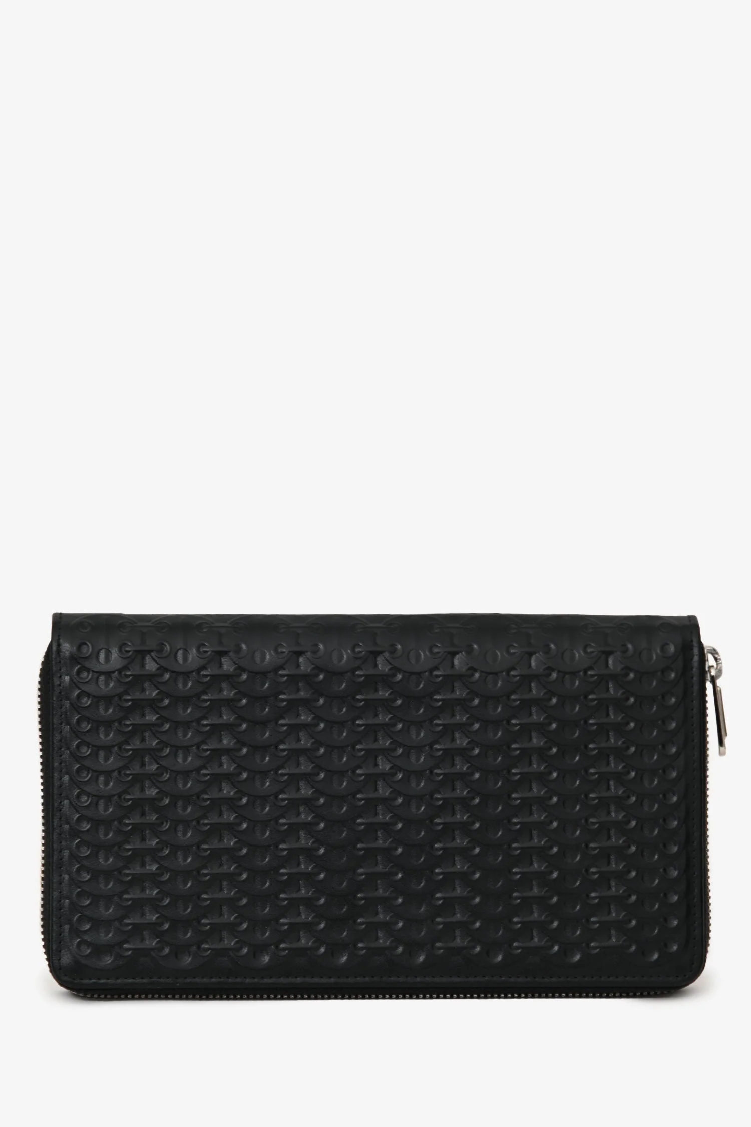 Paco Rabanne Black Embossed Leather Large Wallet - Image 2