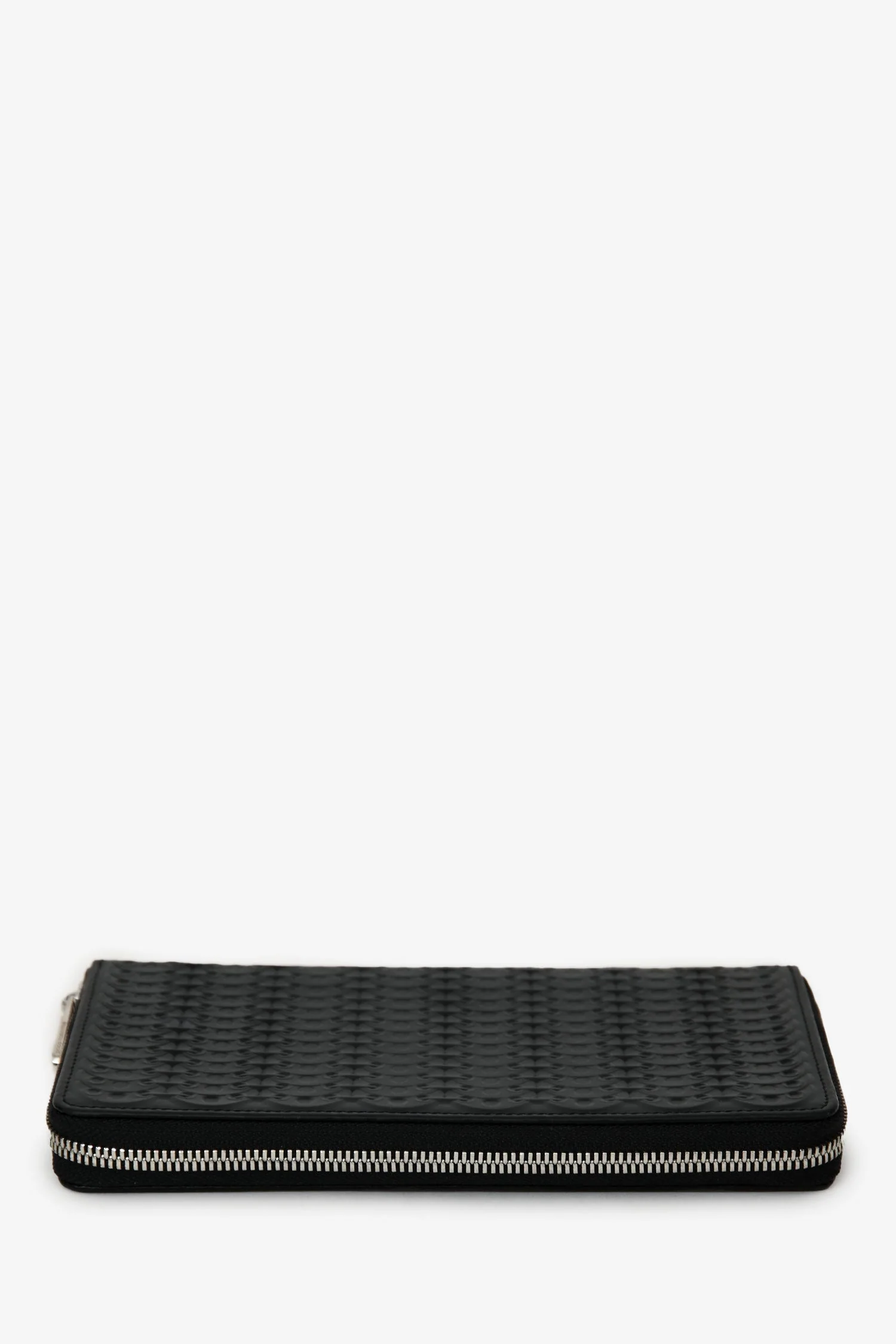 Paco Rabanne Black Embossed Leather Large Wallet - Image 5