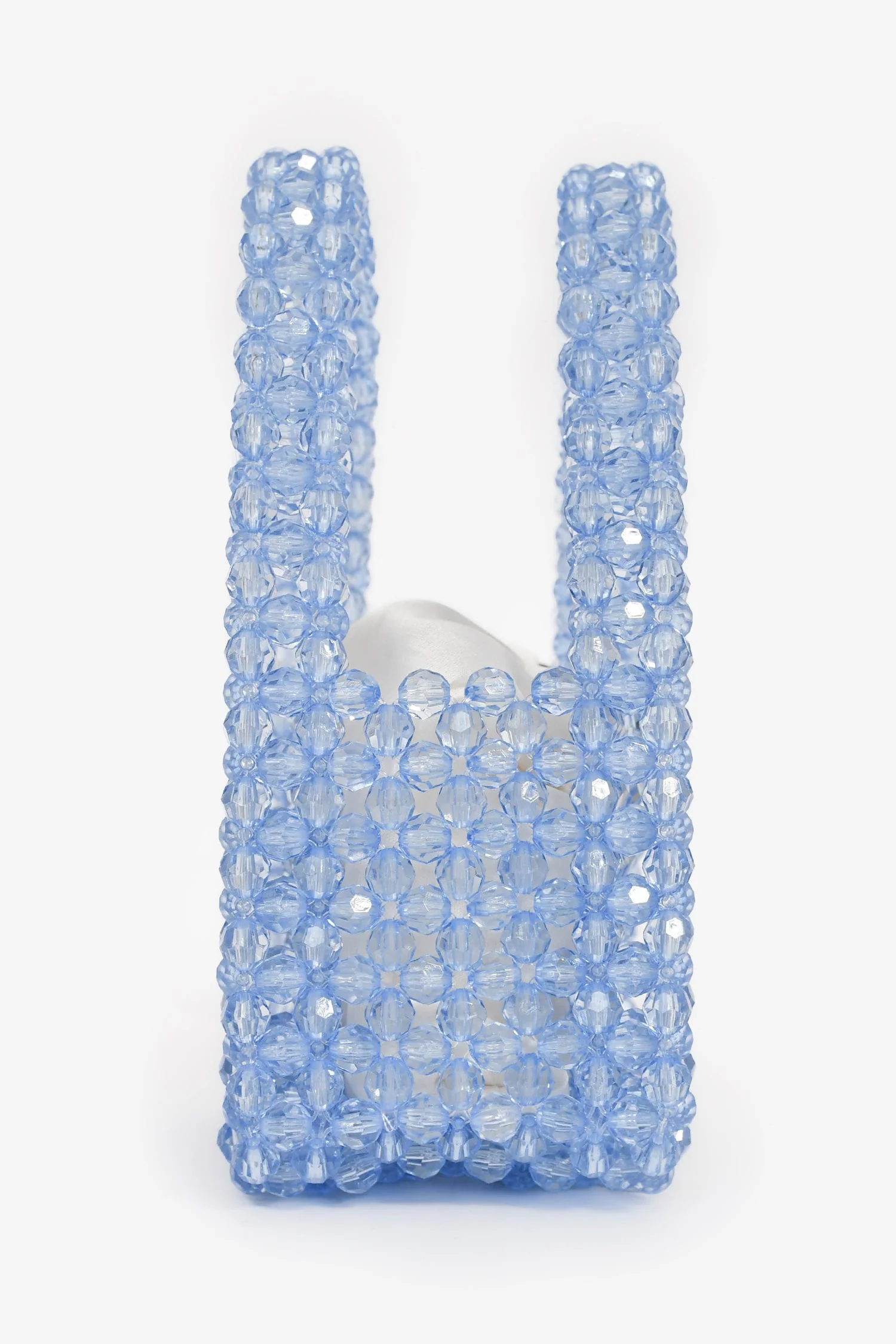 Passage du Vant Blue Beaded Mini Top Handle - Image 3