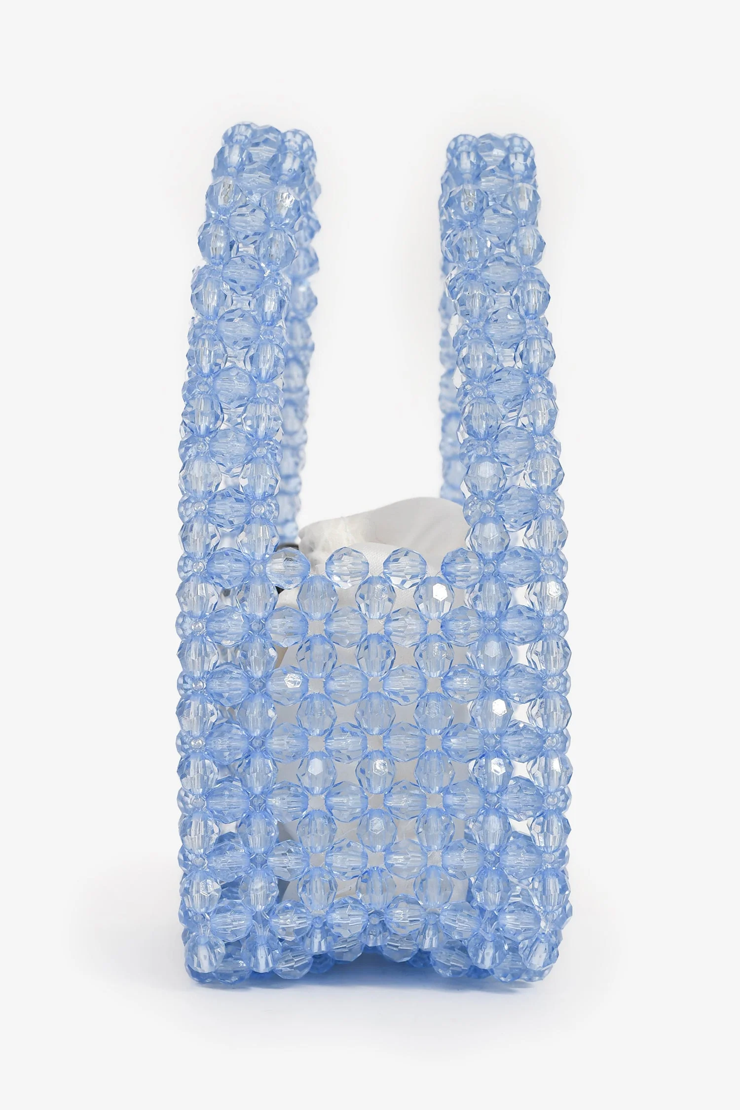 Passage du Vant Blue Beaded Mini Top Handle - Image 4