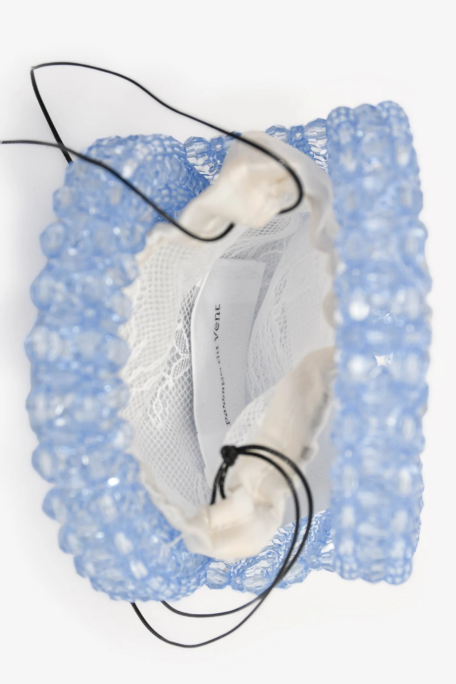 Passage du Vant Blue Beaded Mini Top Handle - Image 6