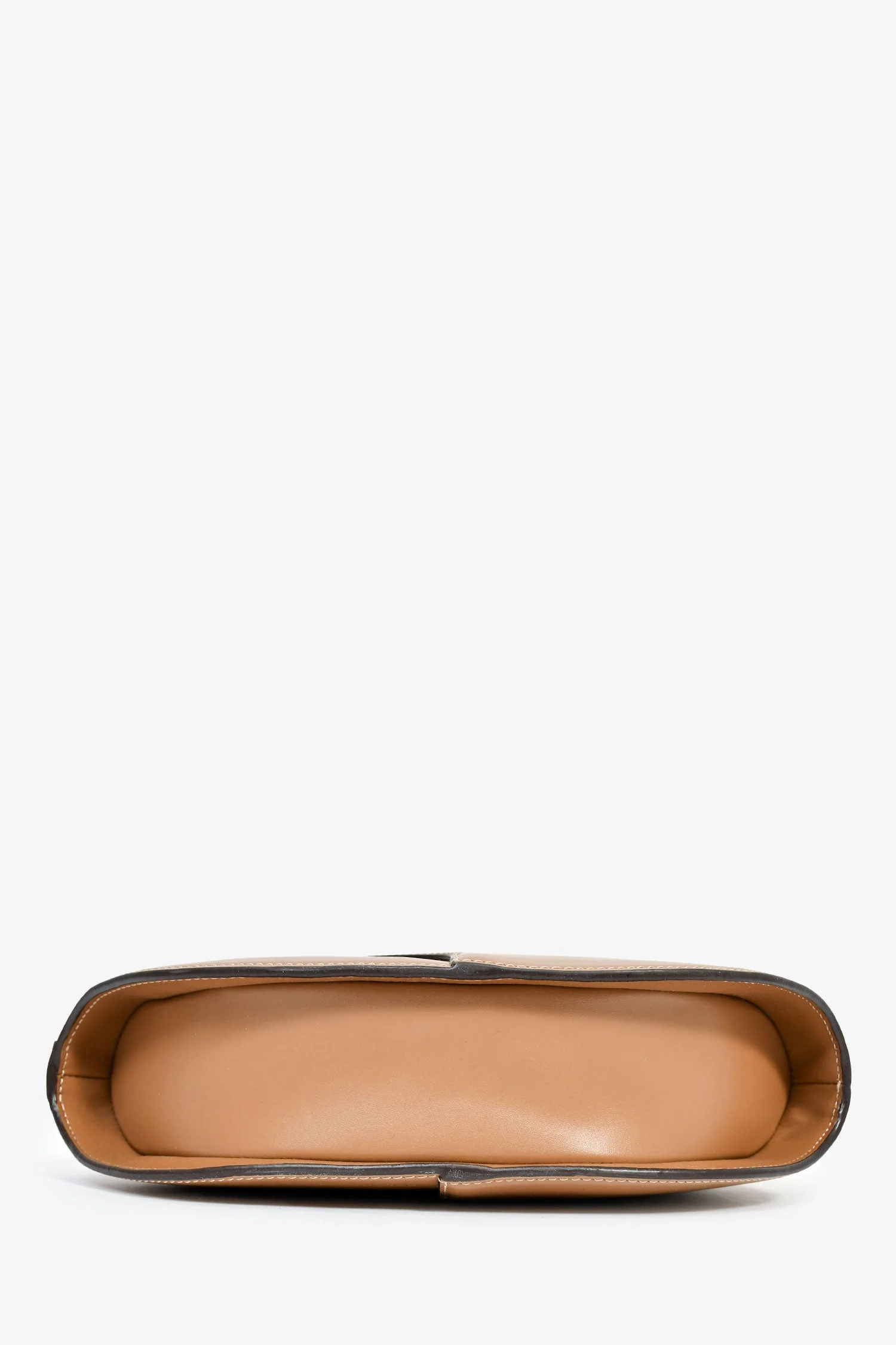 Polene Brown Leather Nodde Crossbody Bag - Image 5