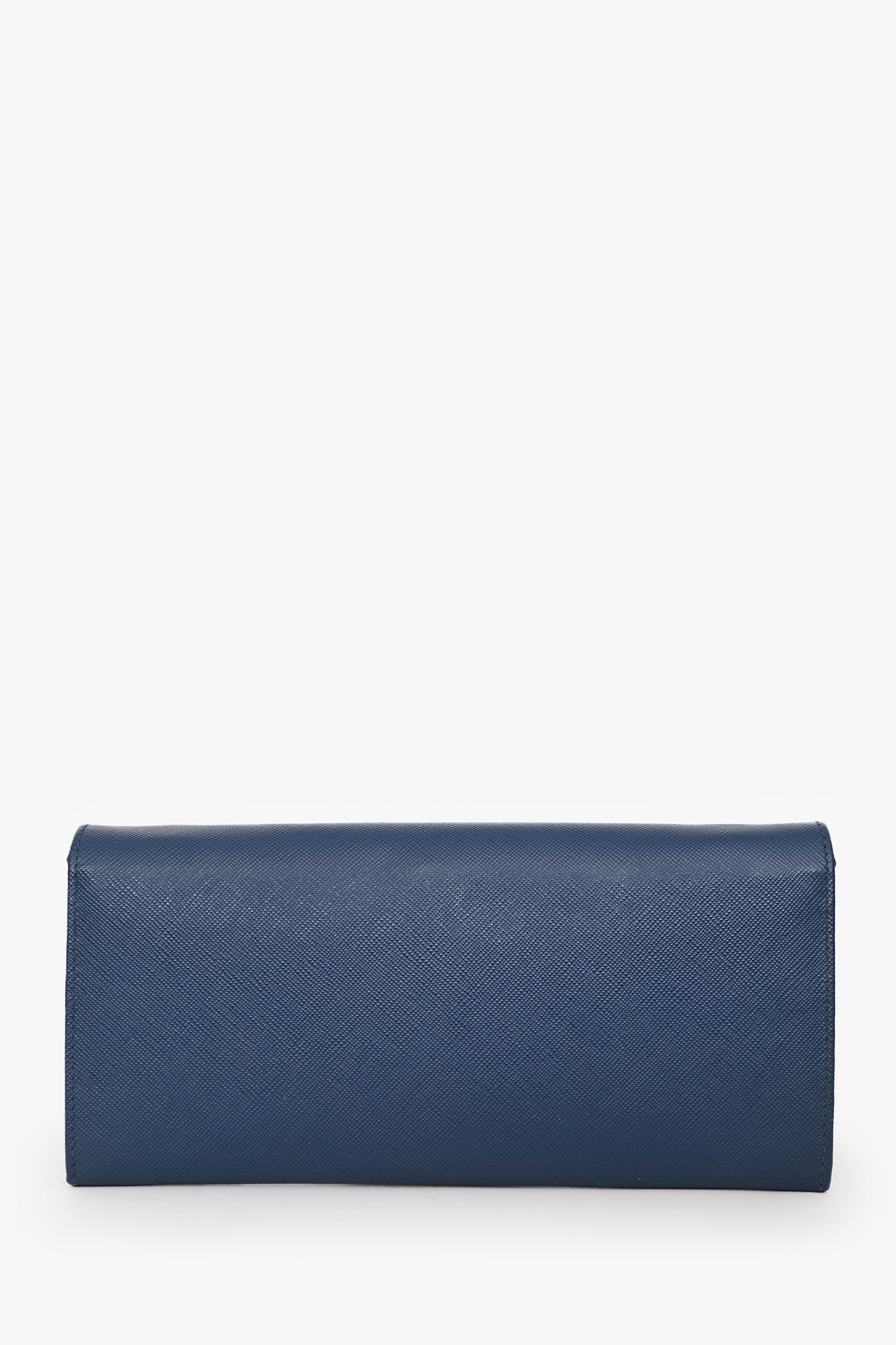 Prada 2013 Blue Saffiano Wallet On Chain - Image 2