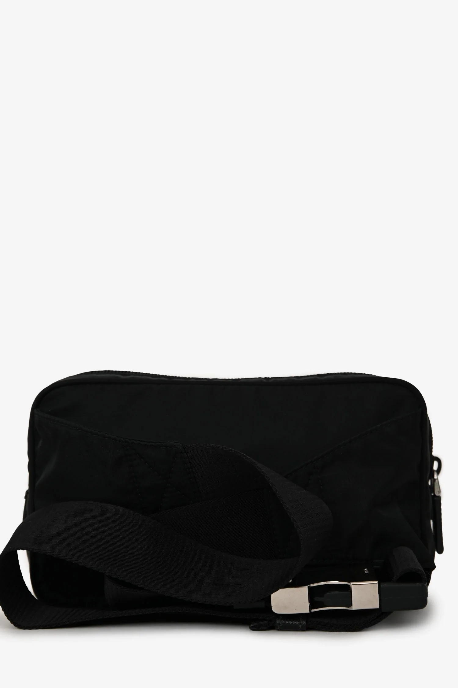 Prada 2021 Black Re-Nylon Belt Bag - Image 2