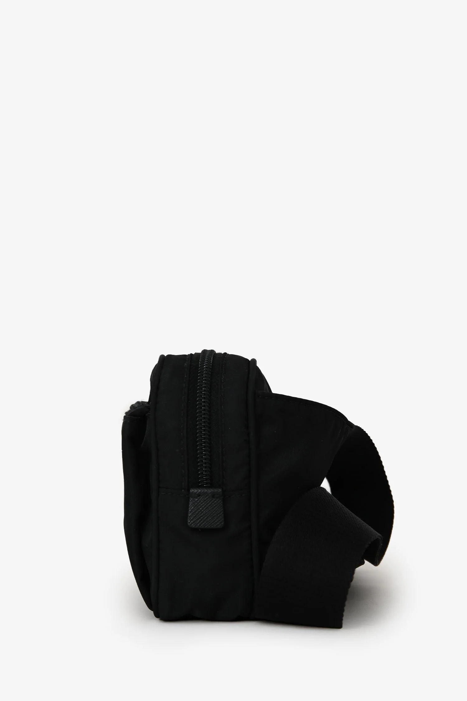 Prada 2021 Black Re-Nylon Belt Bag - Image 4