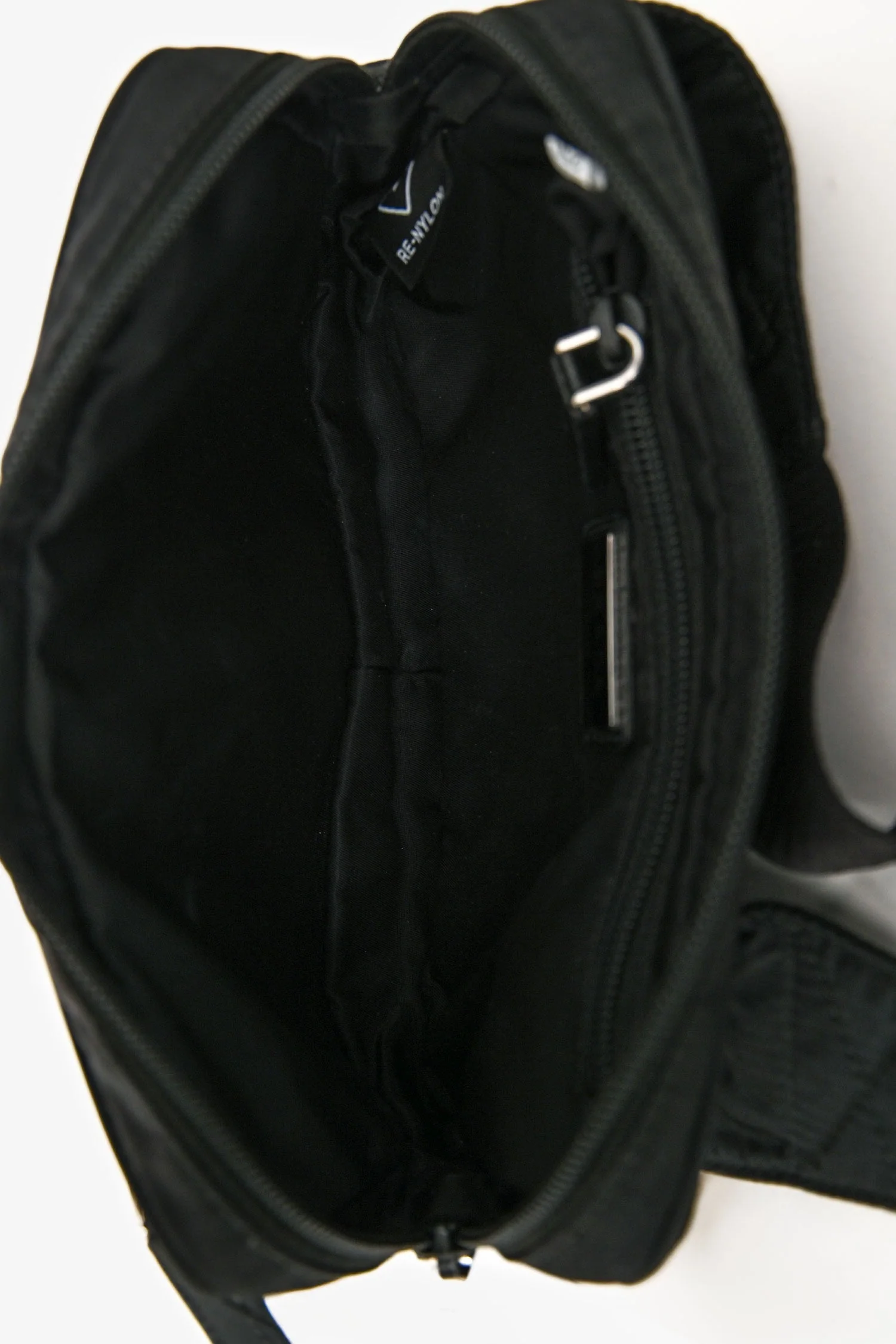 Prada 2021 Black Re-Nylon Belt Bag - Image 6
