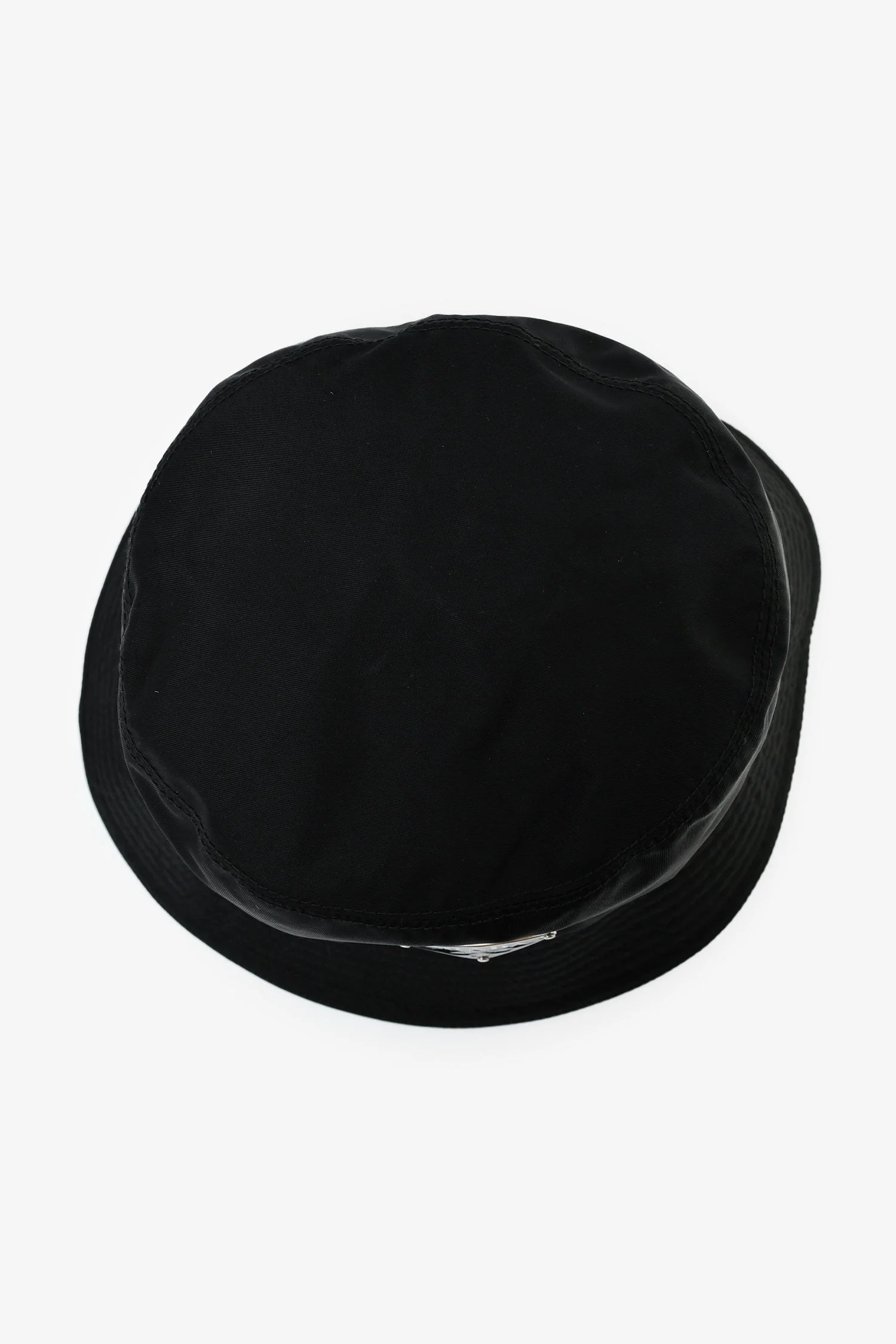 Prada 2021 Black Re-Nylon Bucket Hat Size S - Image 3