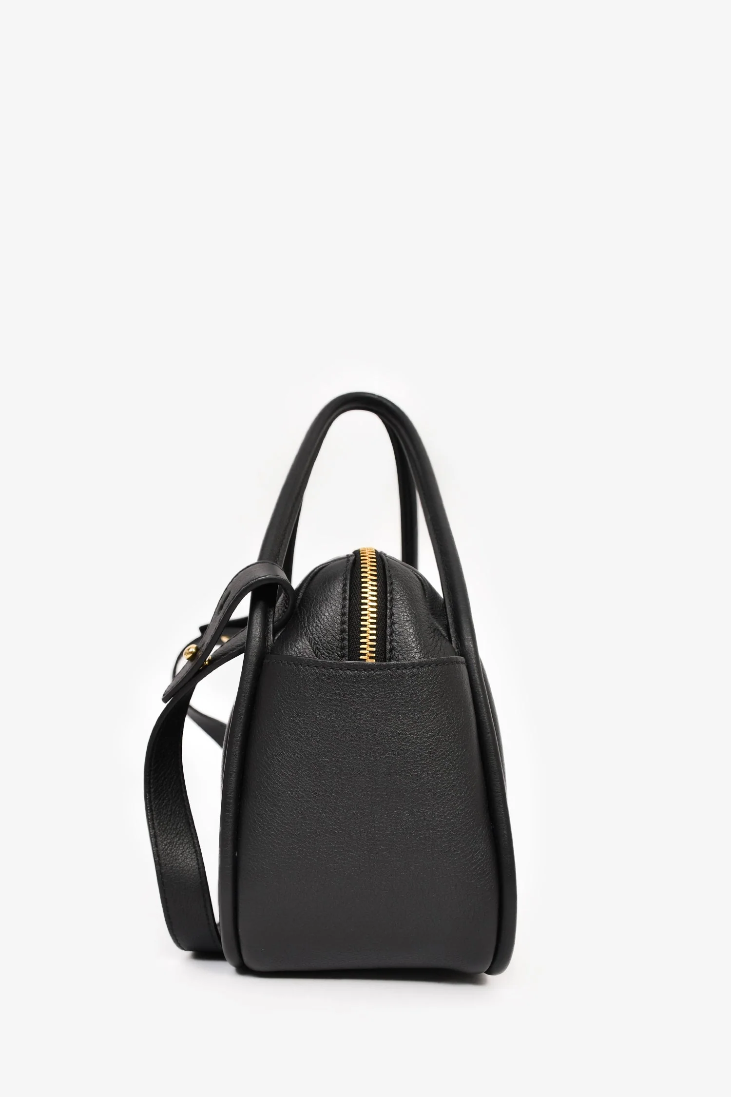 Prada 2024 Black Leather Darling Handbag - Image 3