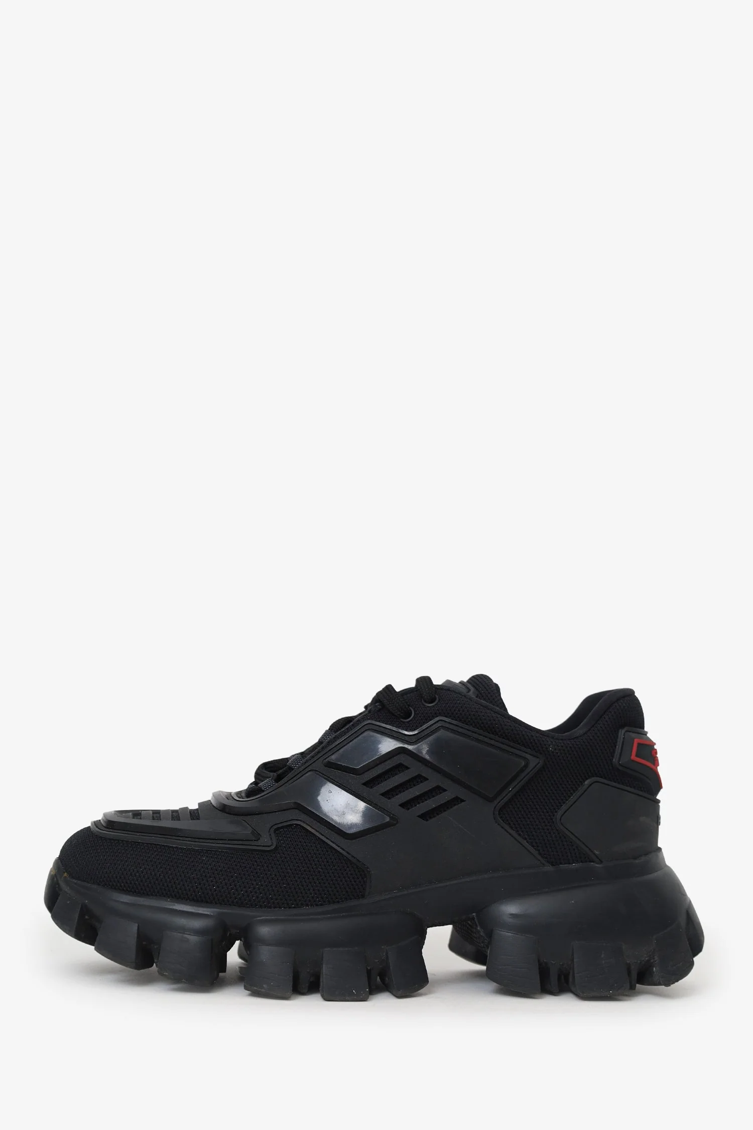 Prada Black Cloudburst Thunder Sneaker Size 37 - Image 5