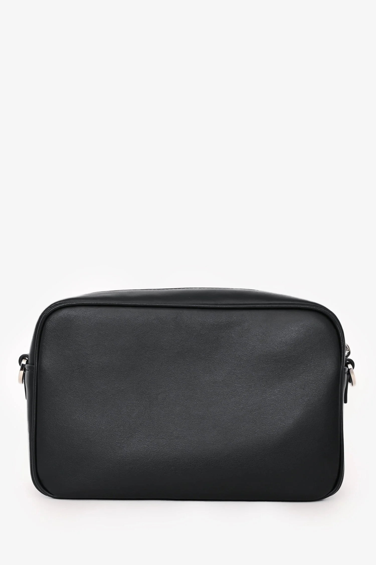 Prada Black Leather Banana Printed Camera Crossbody Bag - Image 2