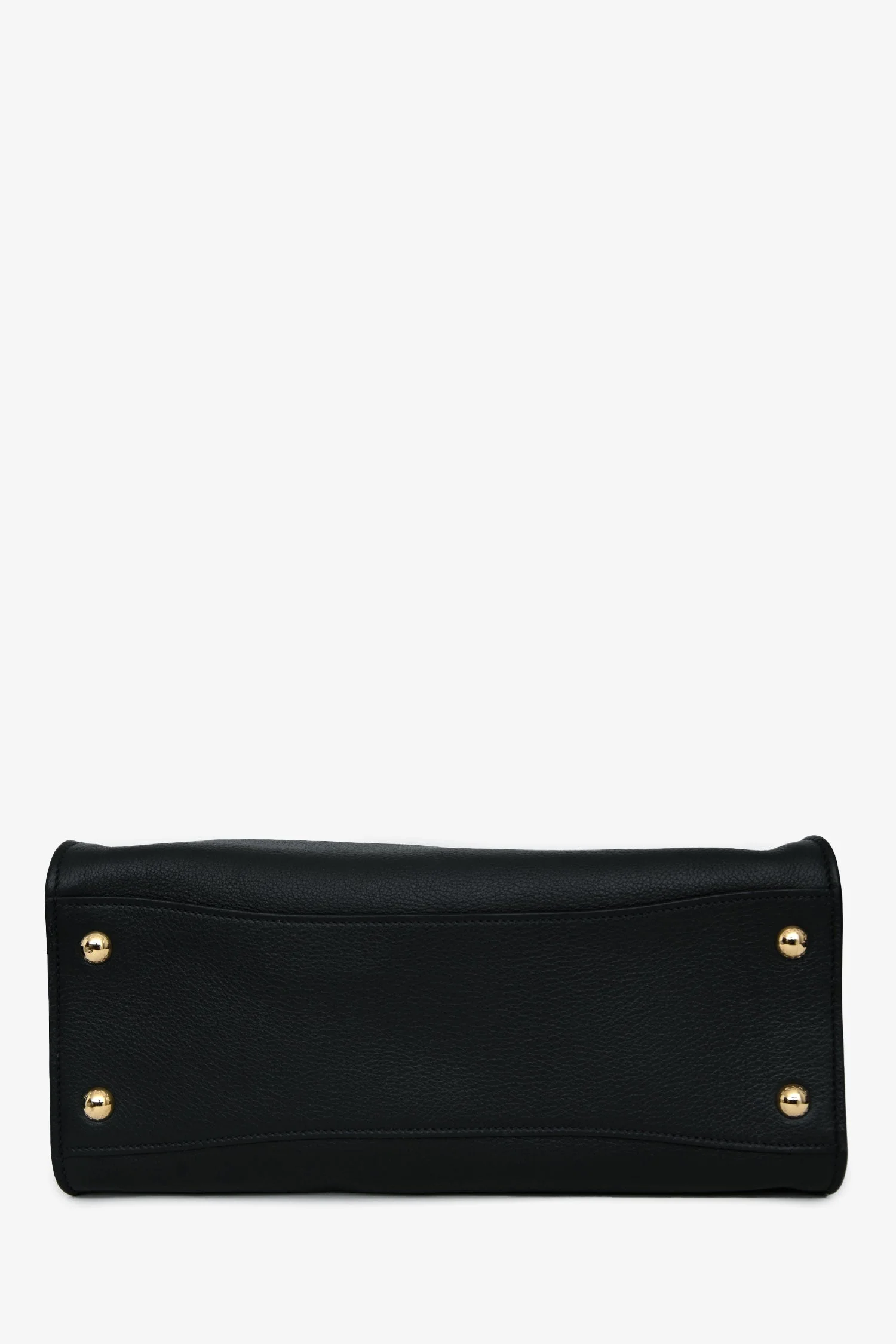 Prada Black Leather Medium Tote Bag - Image 5