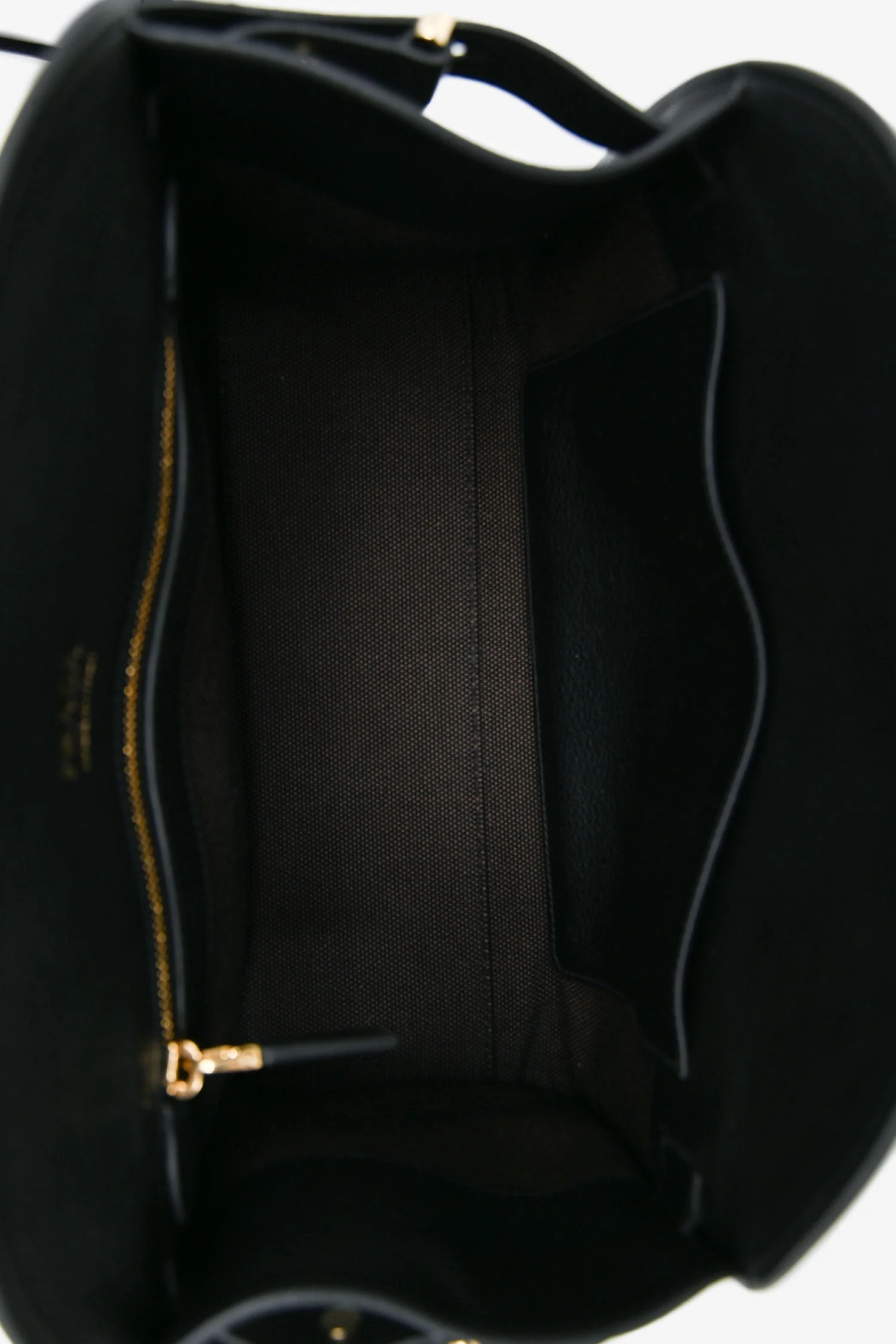 Prada Black Leather Medium Tote Bag - Image 6