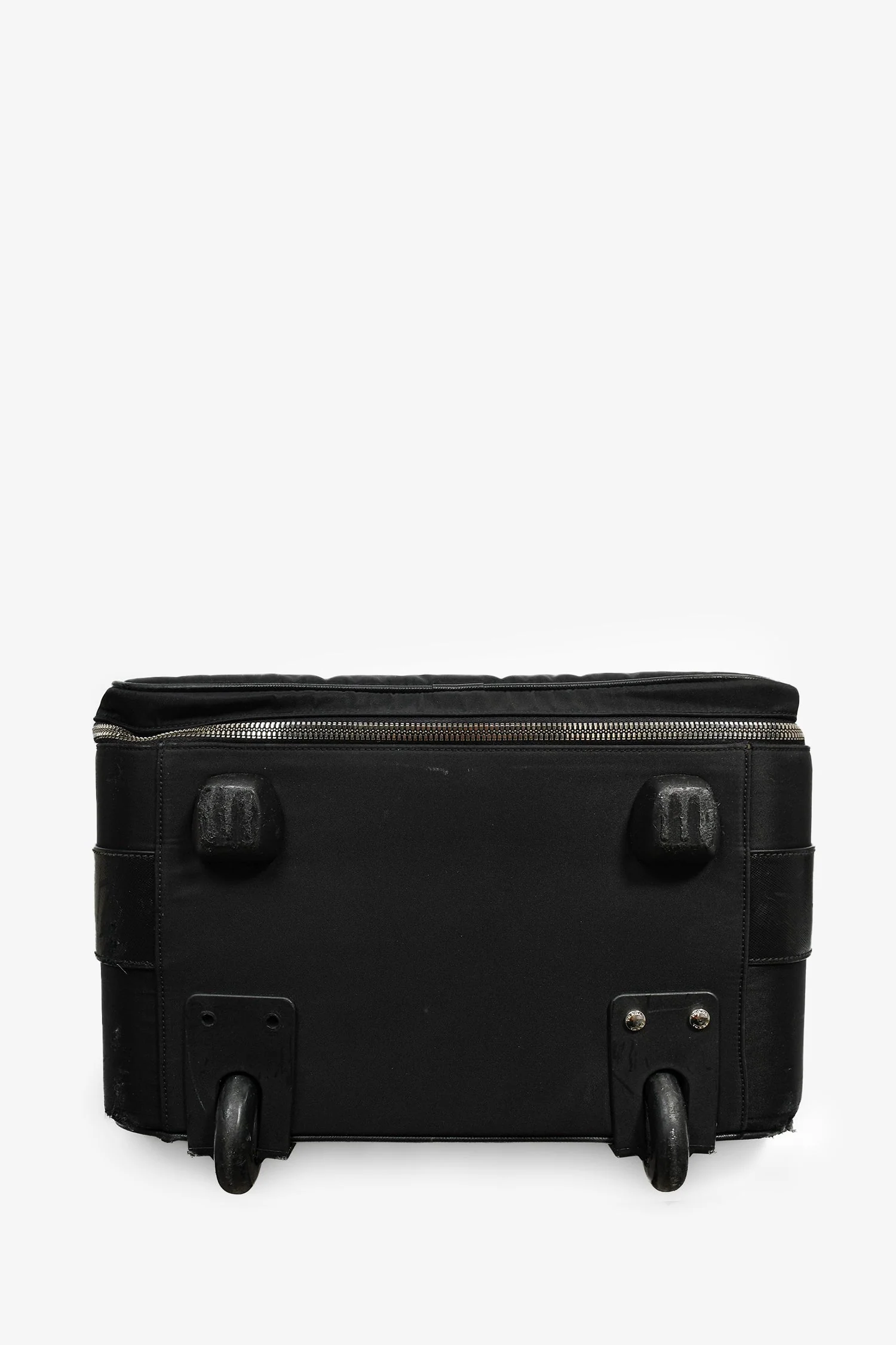Prada Black Nylon 22" Roller Suitcase - Image 5
