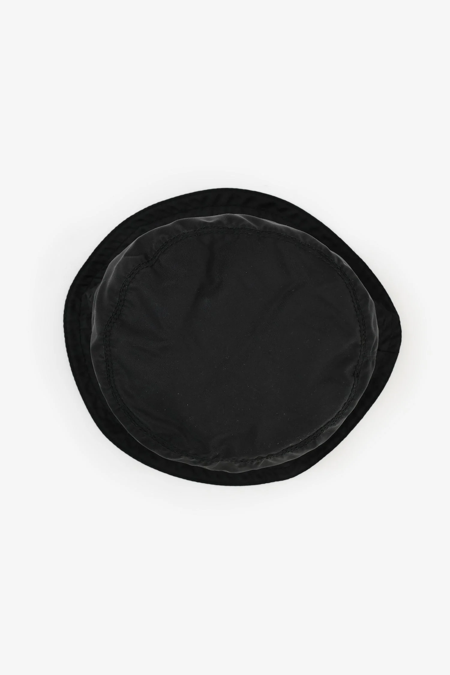 Prada Black Nylon Bucket Hat Size M - Image 3