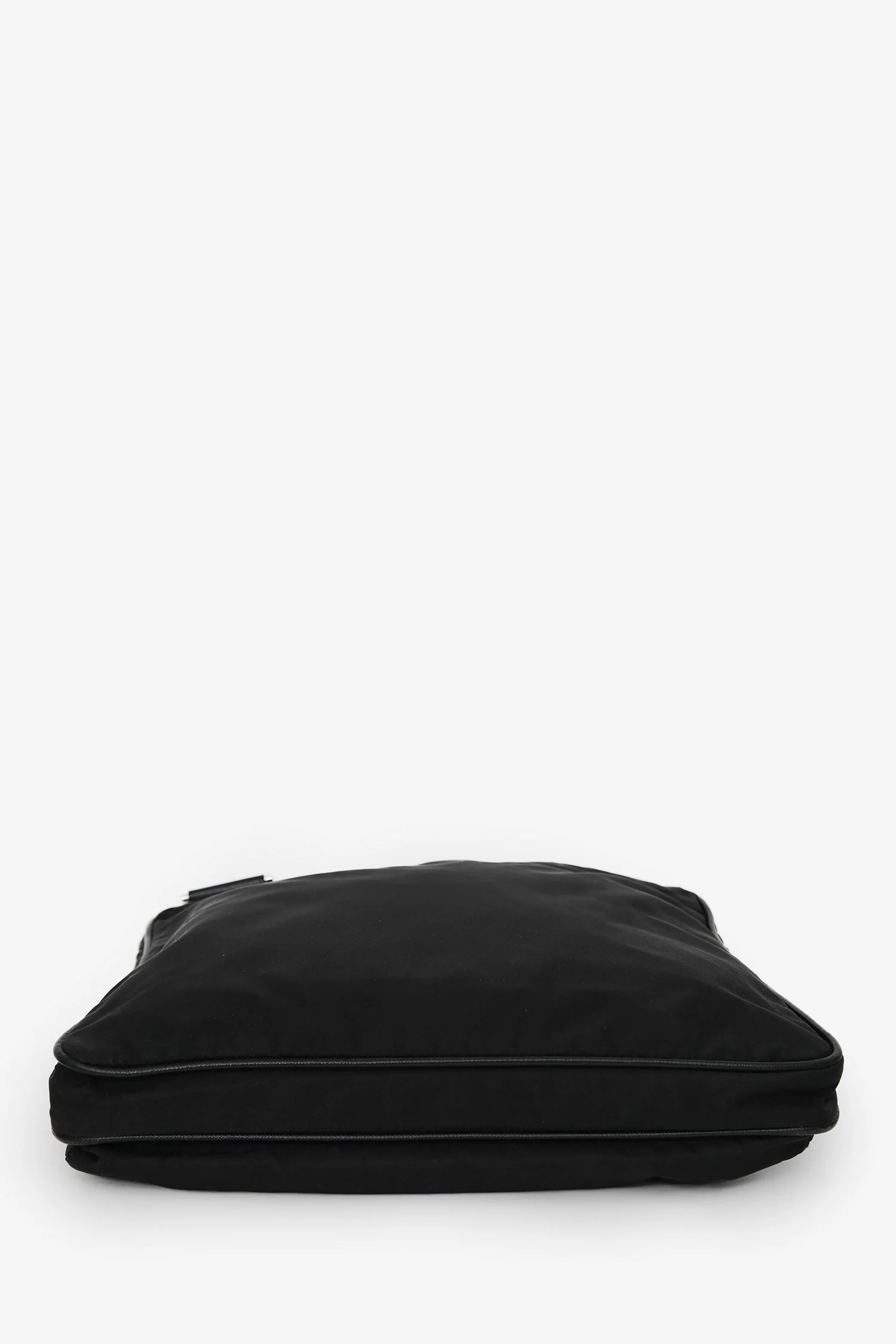 Prada Black Nylon Messenger Bag - Image 5