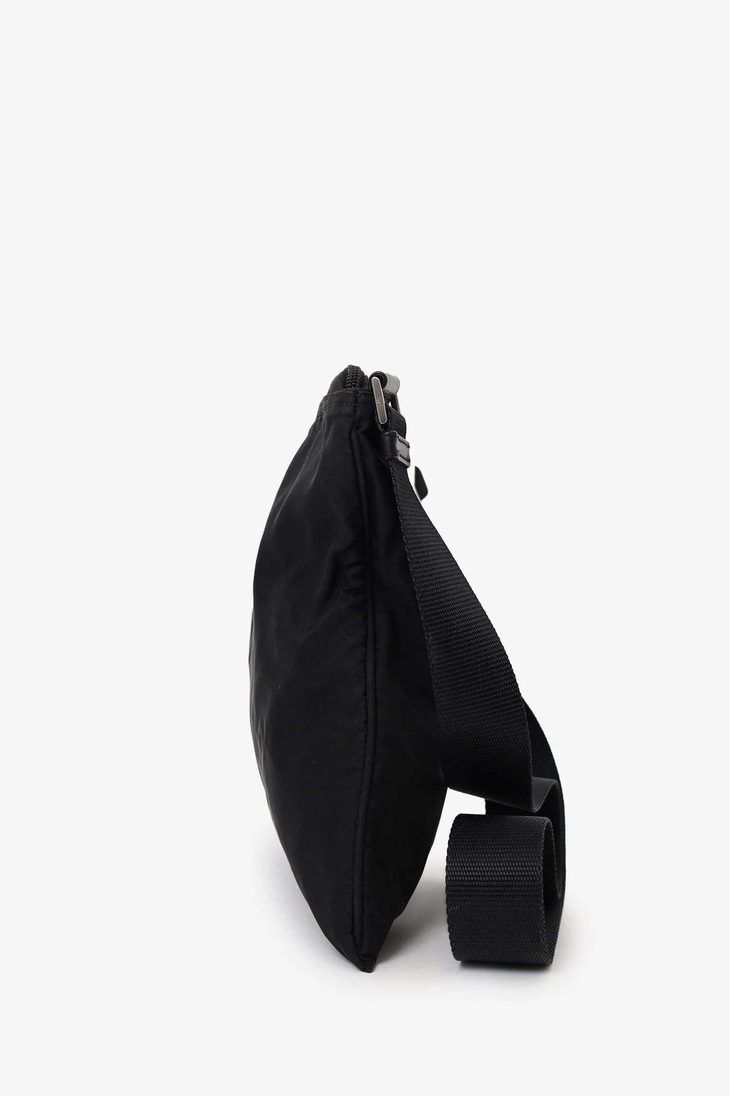 Prada Black Nylon Messenger Bag - Image 4