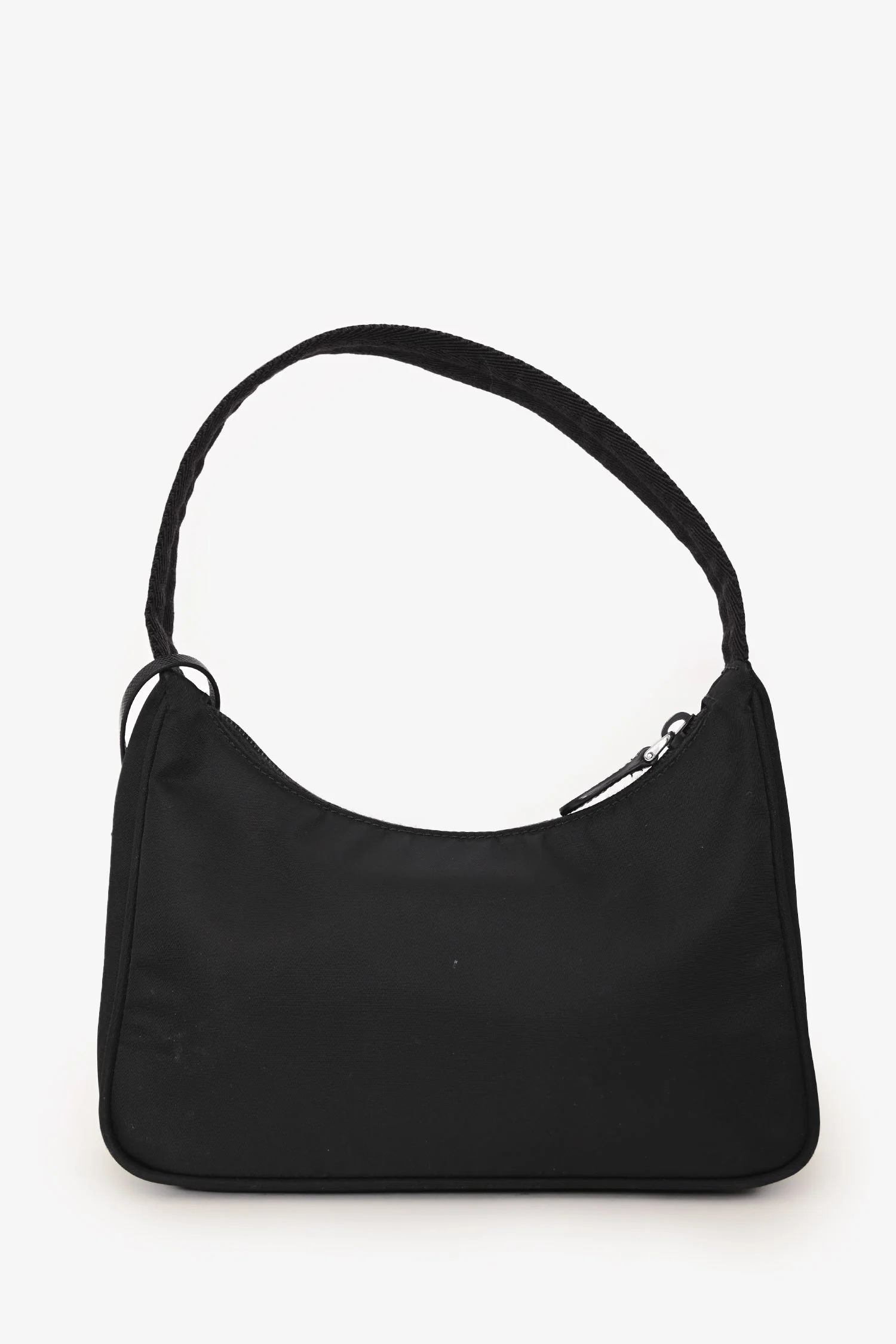 Prada Black Nylon Red Logo Re-Edition 2000 Shoulder Bag - Image 2