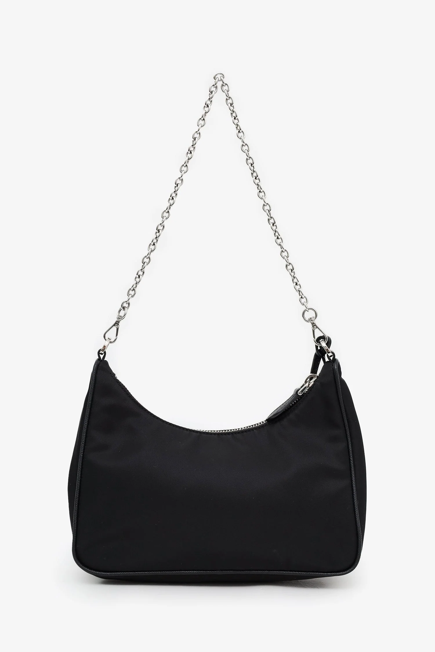 Prada Black Re-Nylon Re-Edition 2005 Bag With Strap + Pouch - Image 2