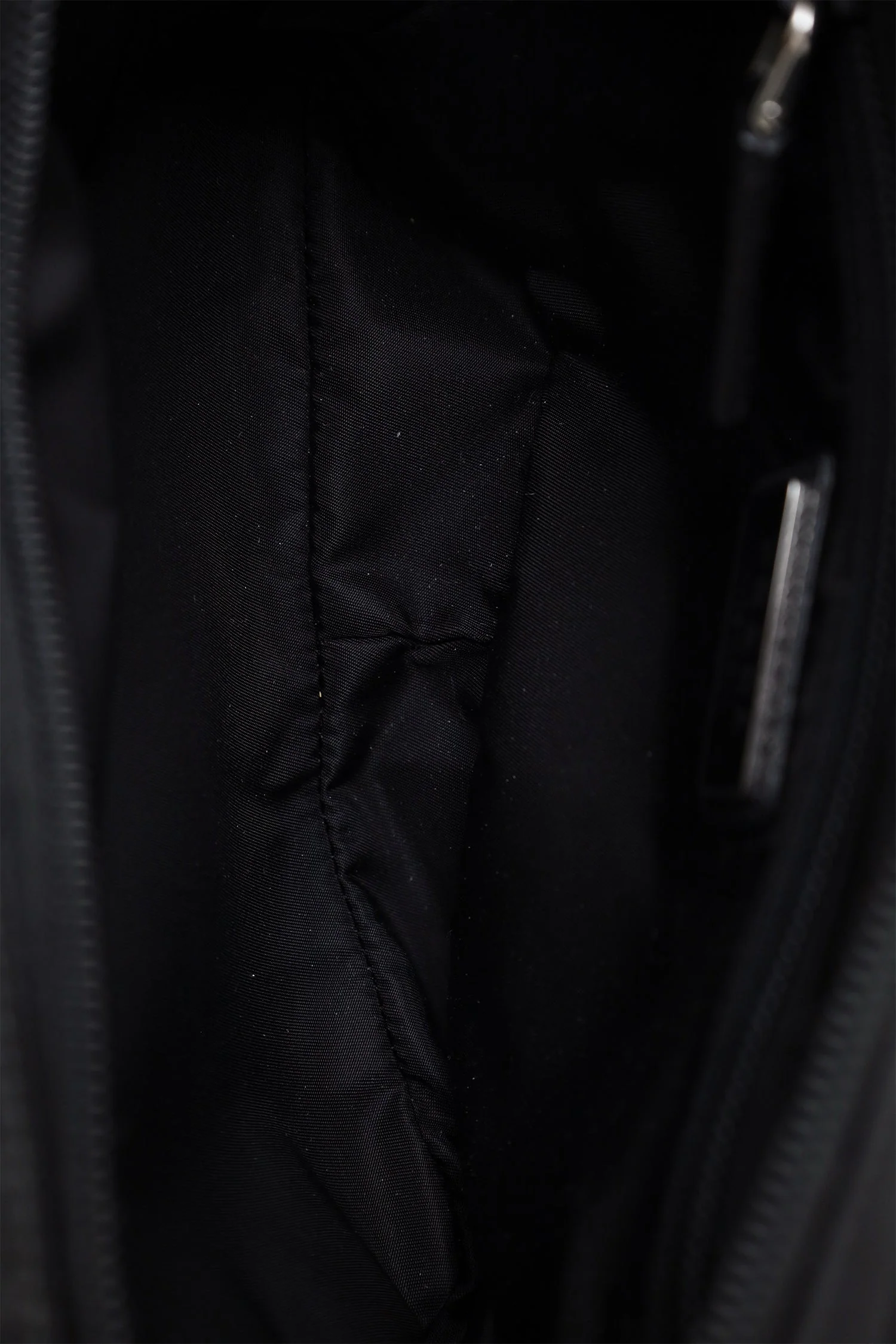 Prada Black Re-Nylon Saffiano Leather Belt Bag - Image 7