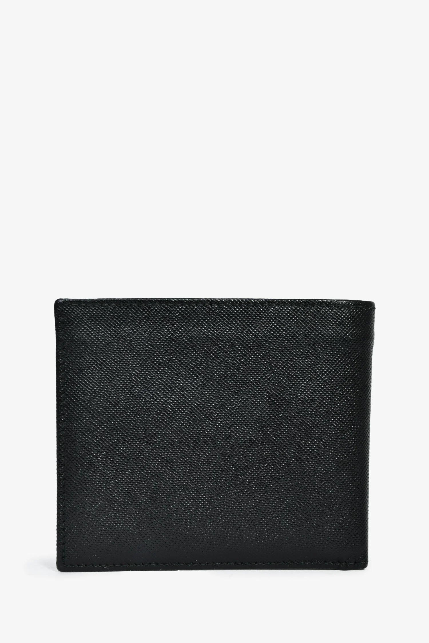 Prada Black Saffiano Leather Bi-Fold Wallet - Image 2