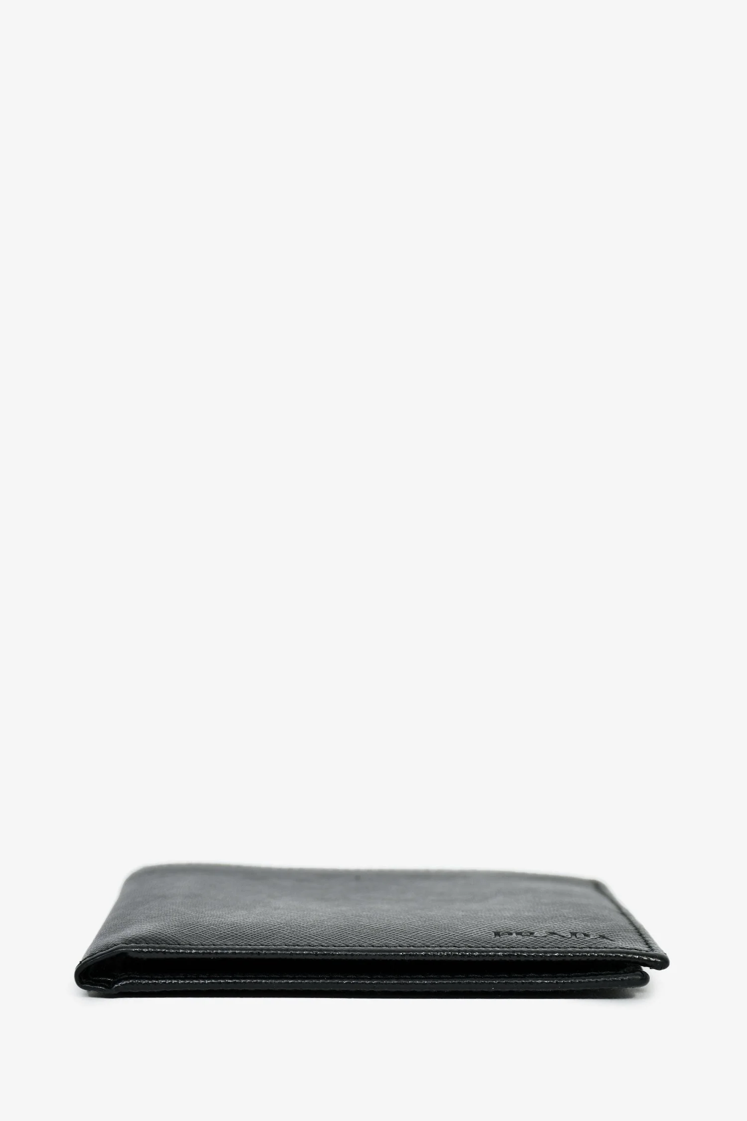 Prada Black Saffiano Leather Bi-Fold Wallet - Image 4