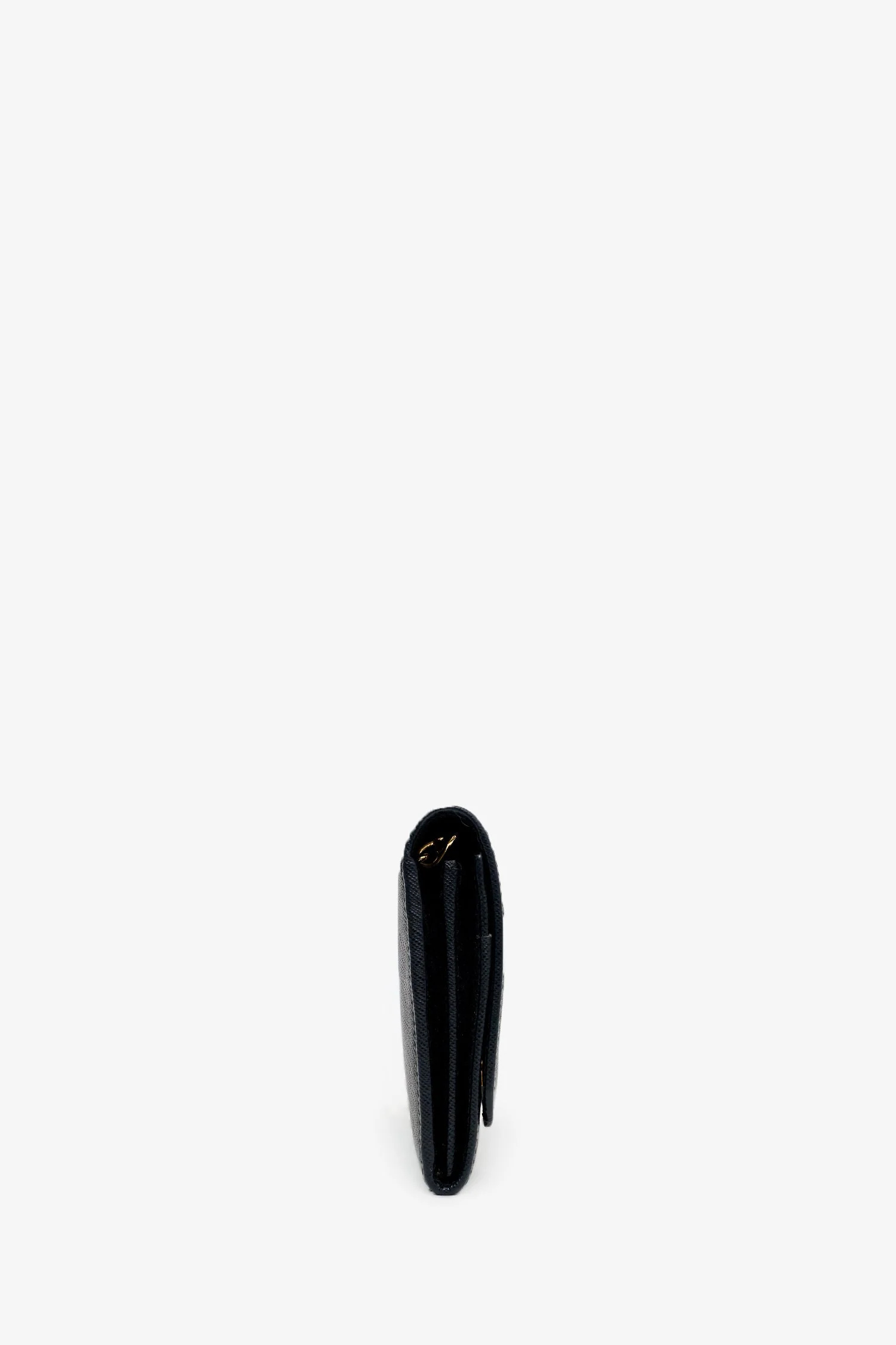 Prada Black Saffiano Leather Wallet on Chain - Image 4