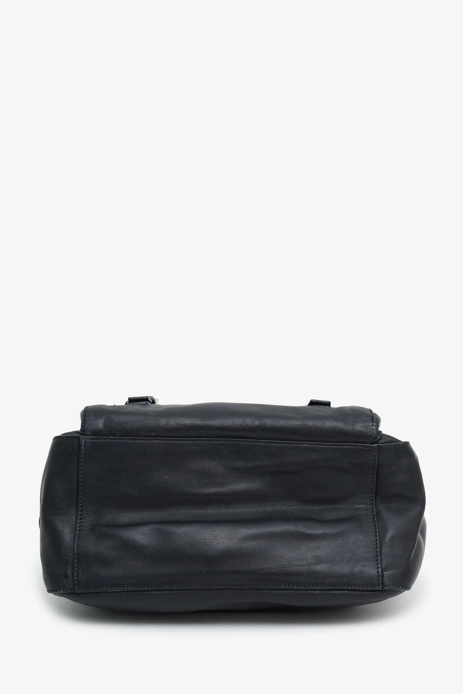 Prada Black Soft Calfskin Leather Messenger Bag - Image 5