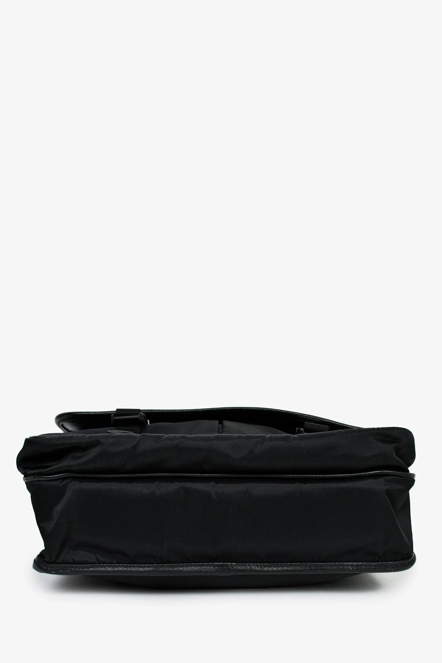 Prada Black Tessuto Flap Messenger Bag - Image 5