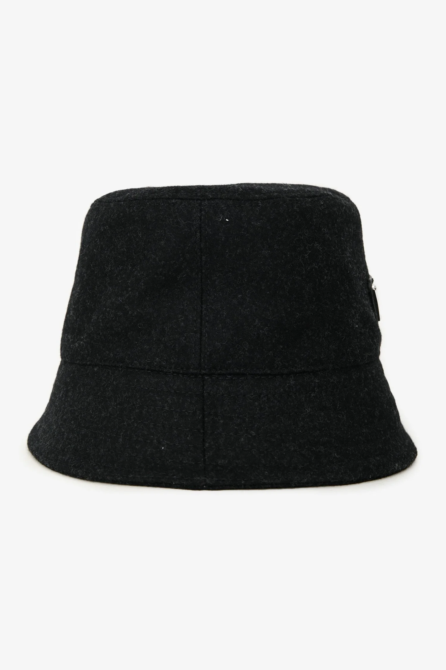 Prada Black Wool Bucket Hat Size M - Image 2