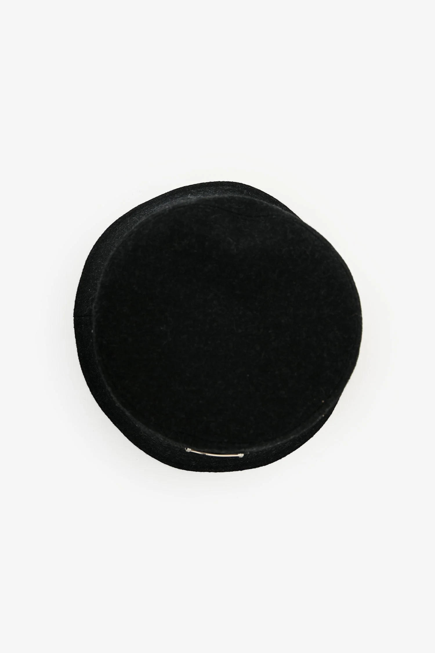 Prada Black Wool Bucket Hat Size M - Image 3