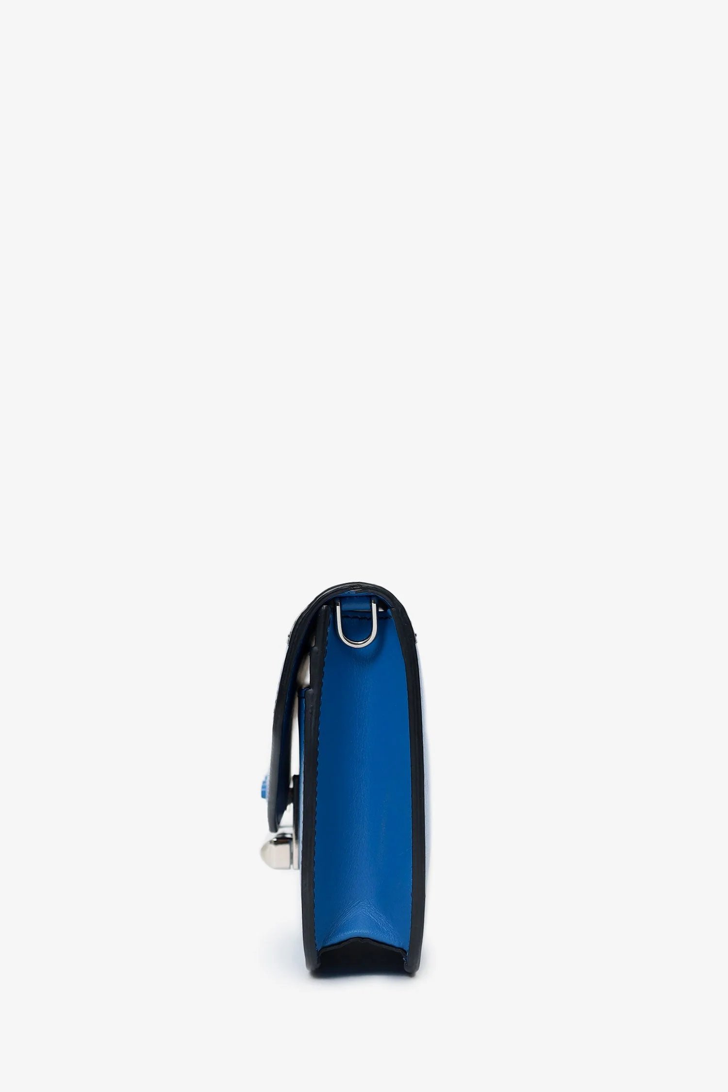 Prada Blue/Black Leather 'Sybille' Crossbody Bag - Image 5