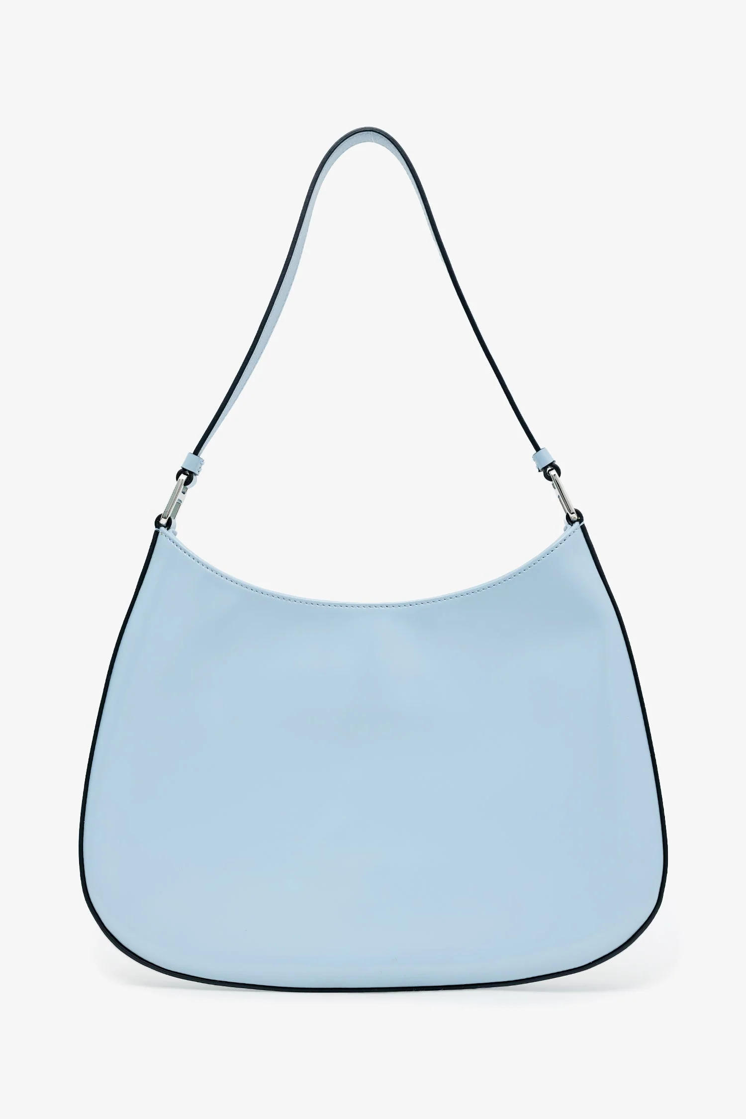Prada Blue Brushed Leather 'Cleo' Shoulder Bag - Image 2