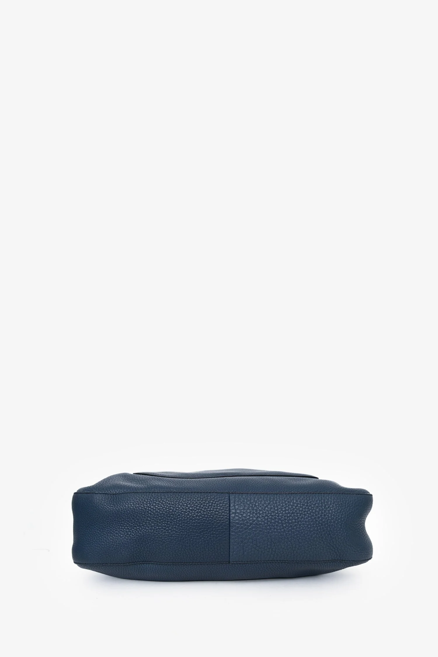 Prada Blue Leather Vitello Corsica Pocket Hobo Bag - Image 5