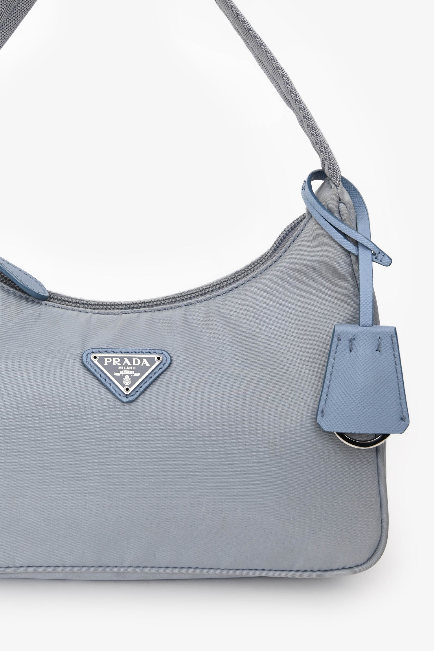 Prada Blue Re-Nylon Re-edition 2000 Shoulder Bag - Image 6