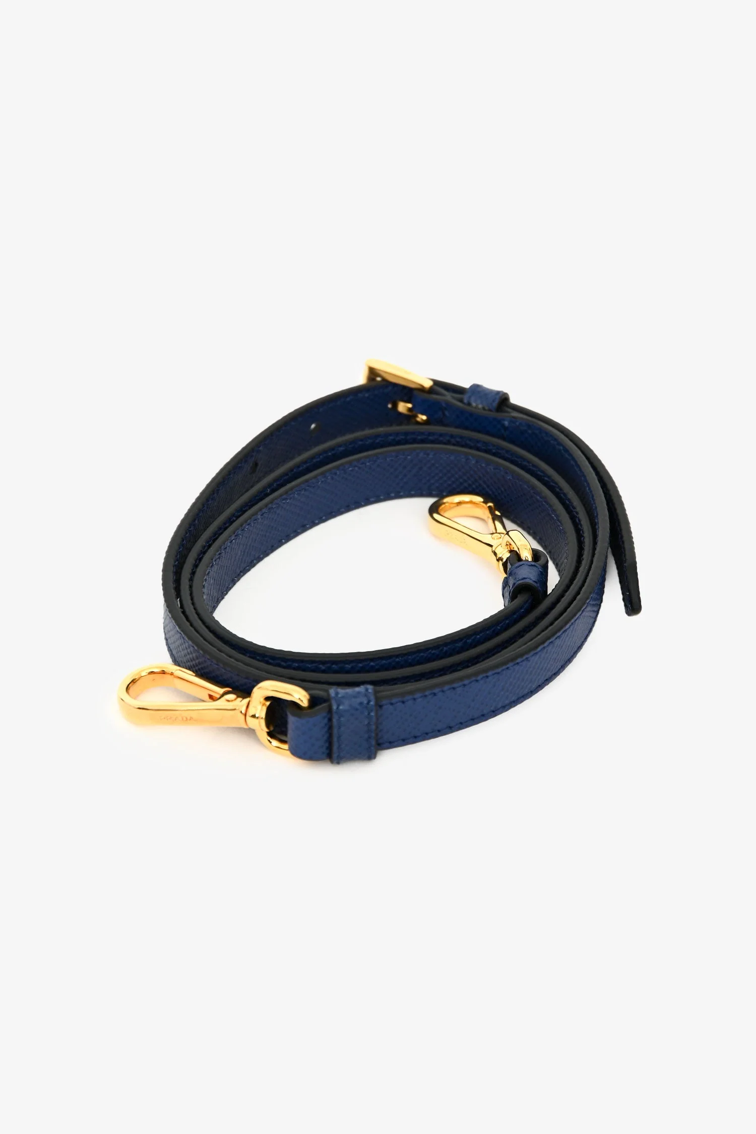 Prada Blue Saffiano Cuir Medium Double Tote - Image 7