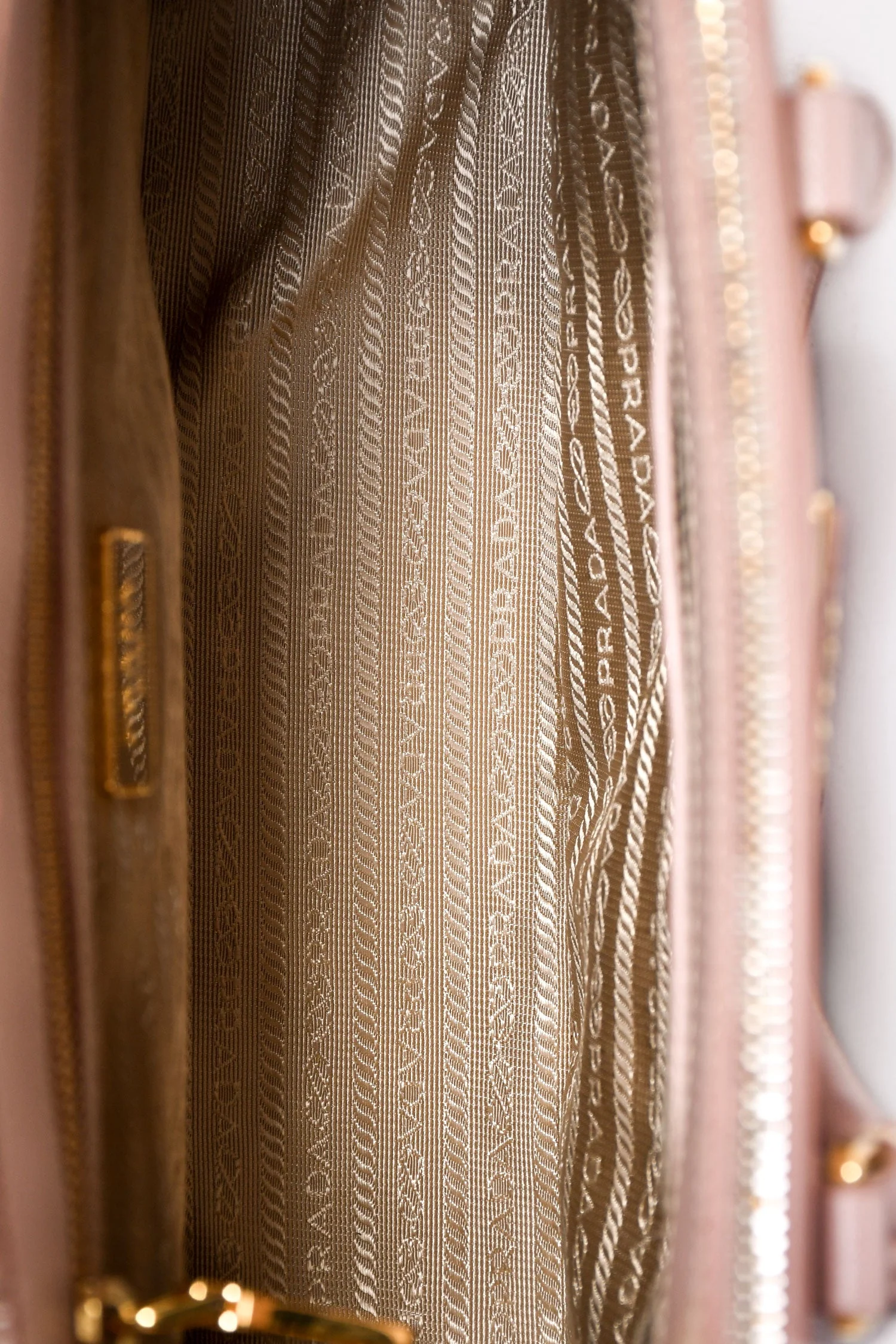 Prada Blush Pink Saffiano Leather Medium Double Zip Galleria Tote - Image 6