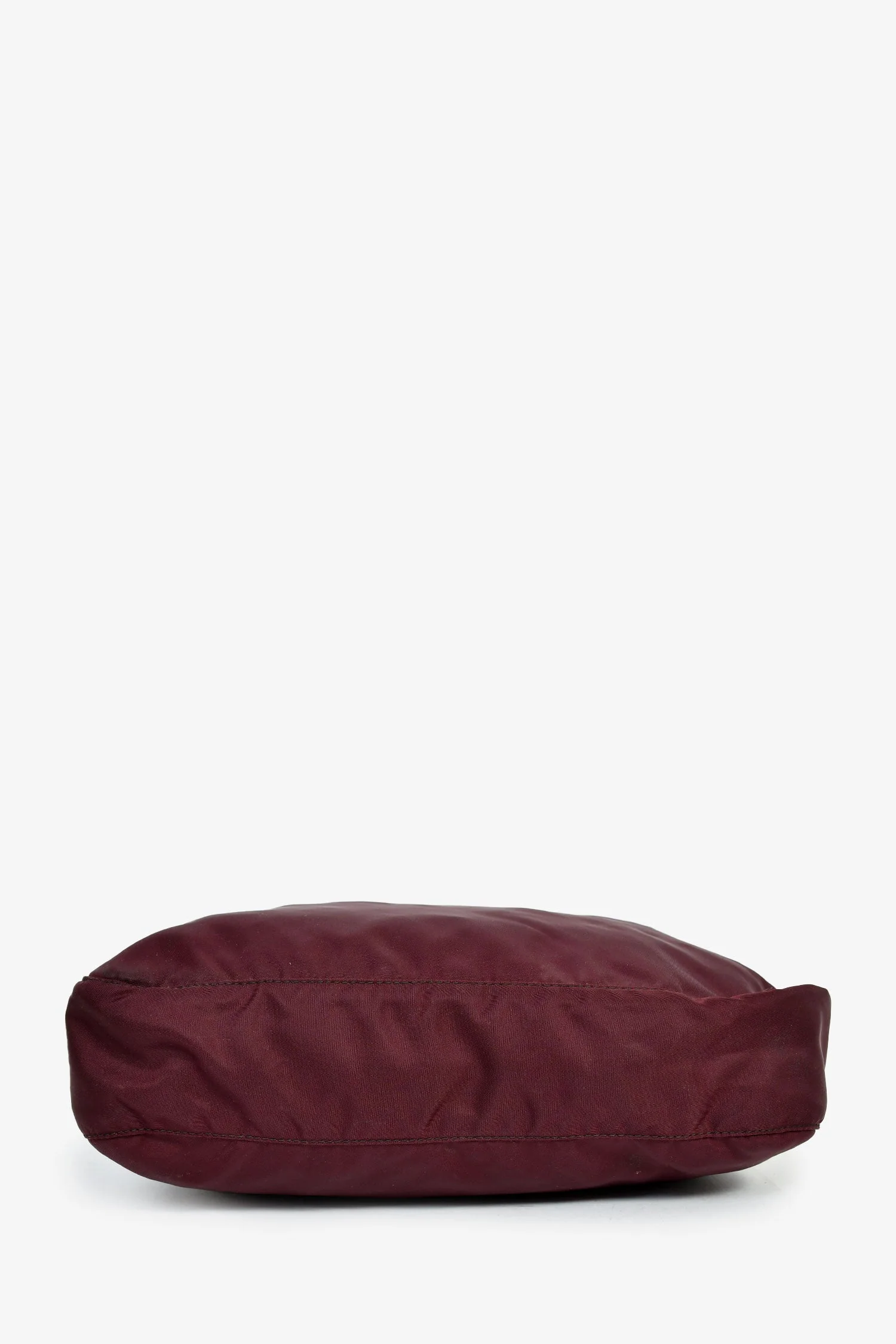 Prada Burgundy Nylon Tessuto Messenger Bag - Image 5