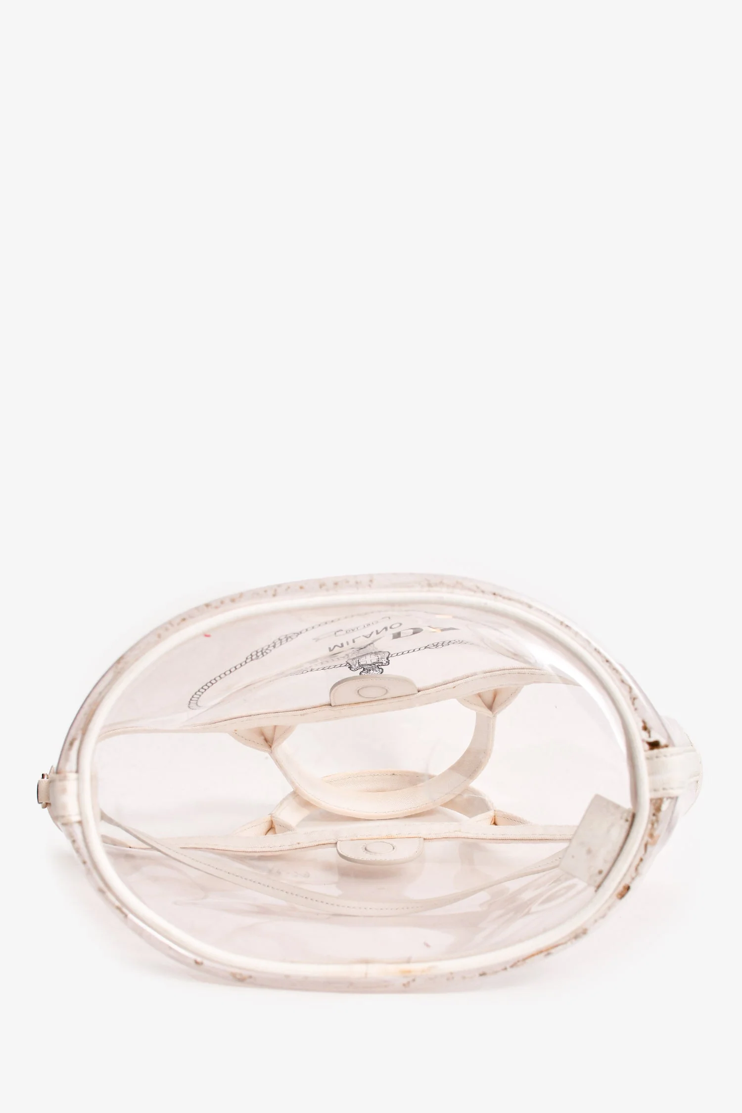 Prada Clear PVC Logo Tote (As Is) - Image 10