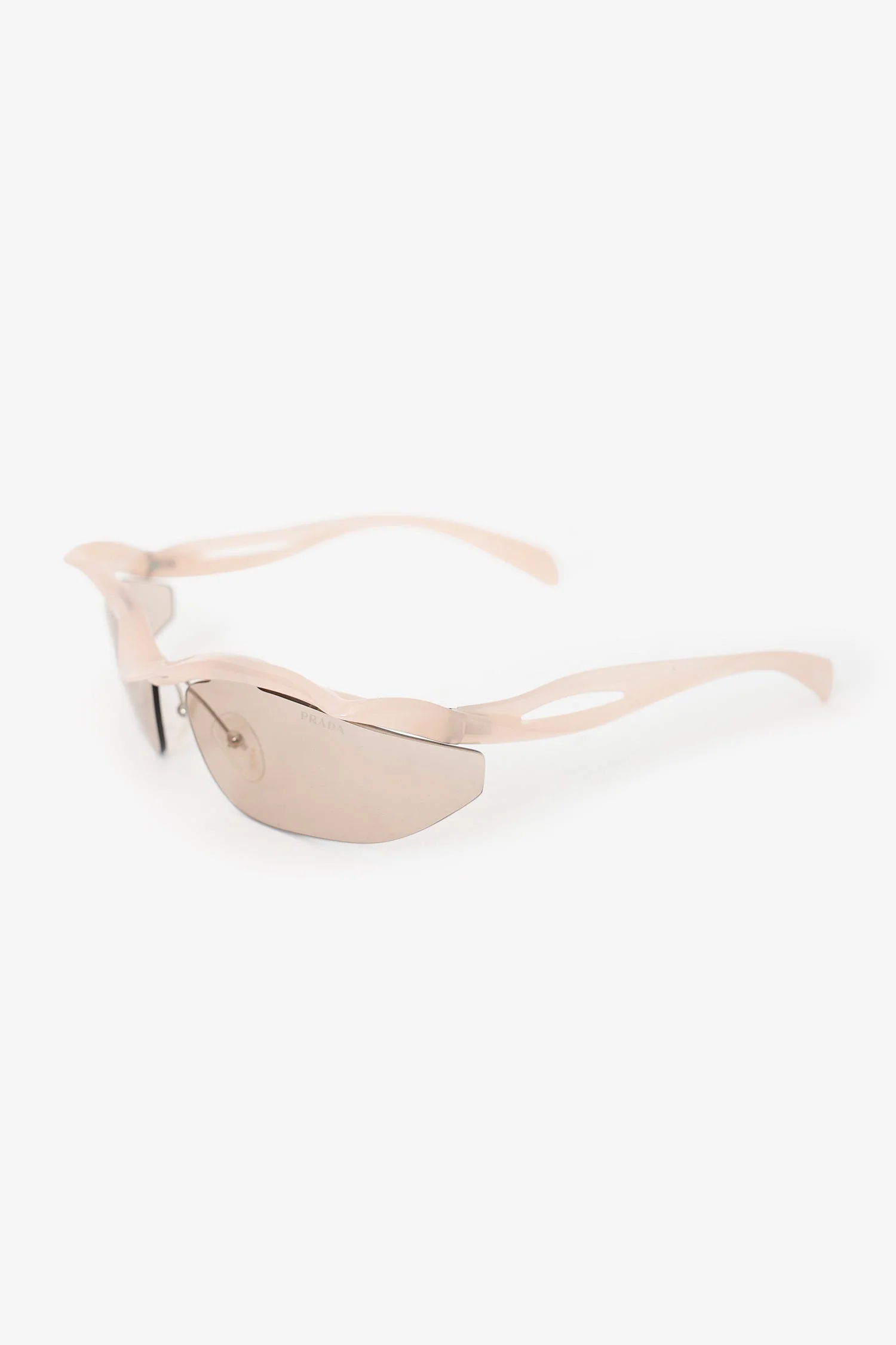 Prada Light Pink 'SPR A25' Sunglasses - Image 2