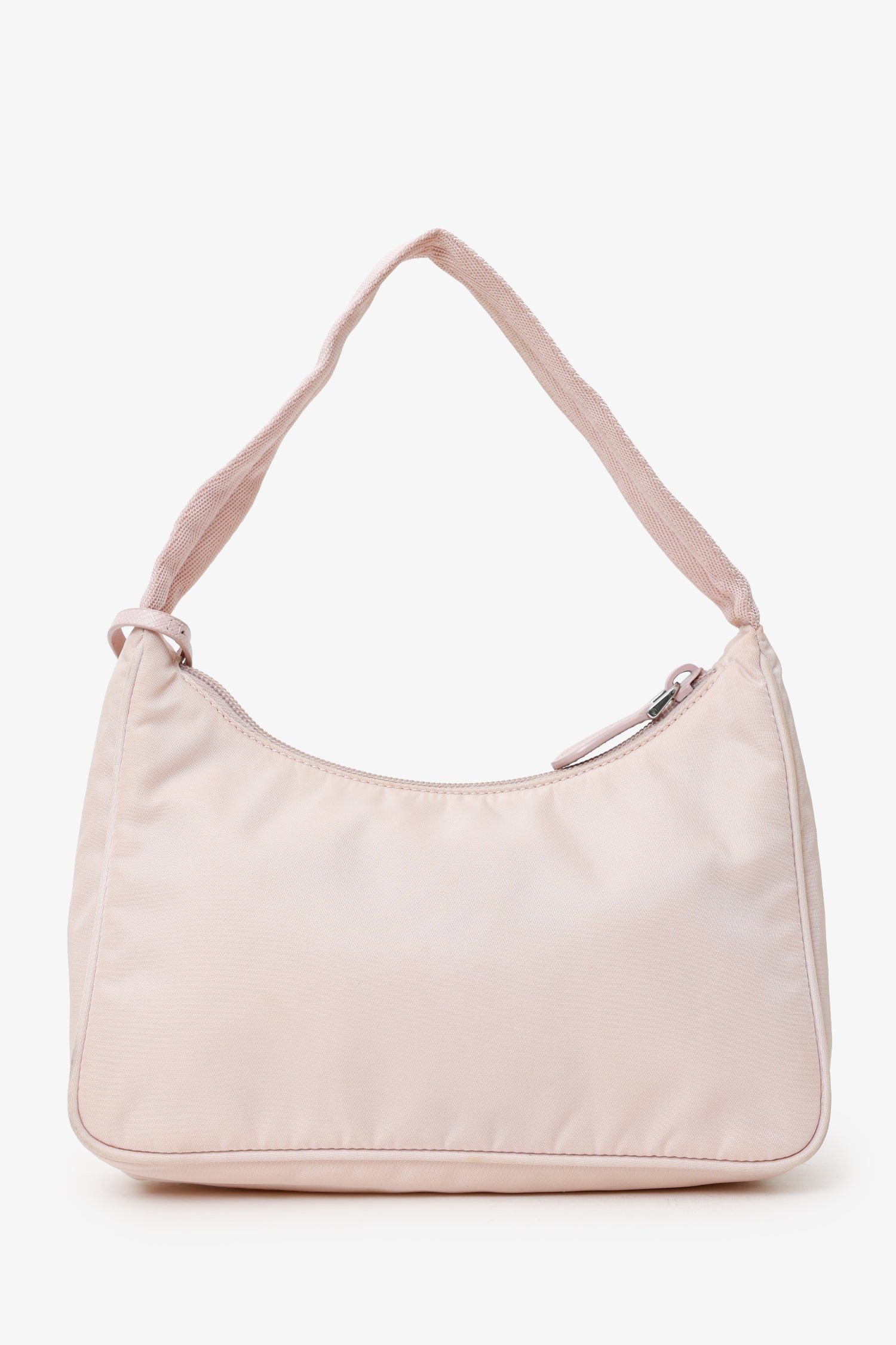 Prada Pink Nylon Traingle Logo Re-Edition 2000 Shoulder Bag - Image 2