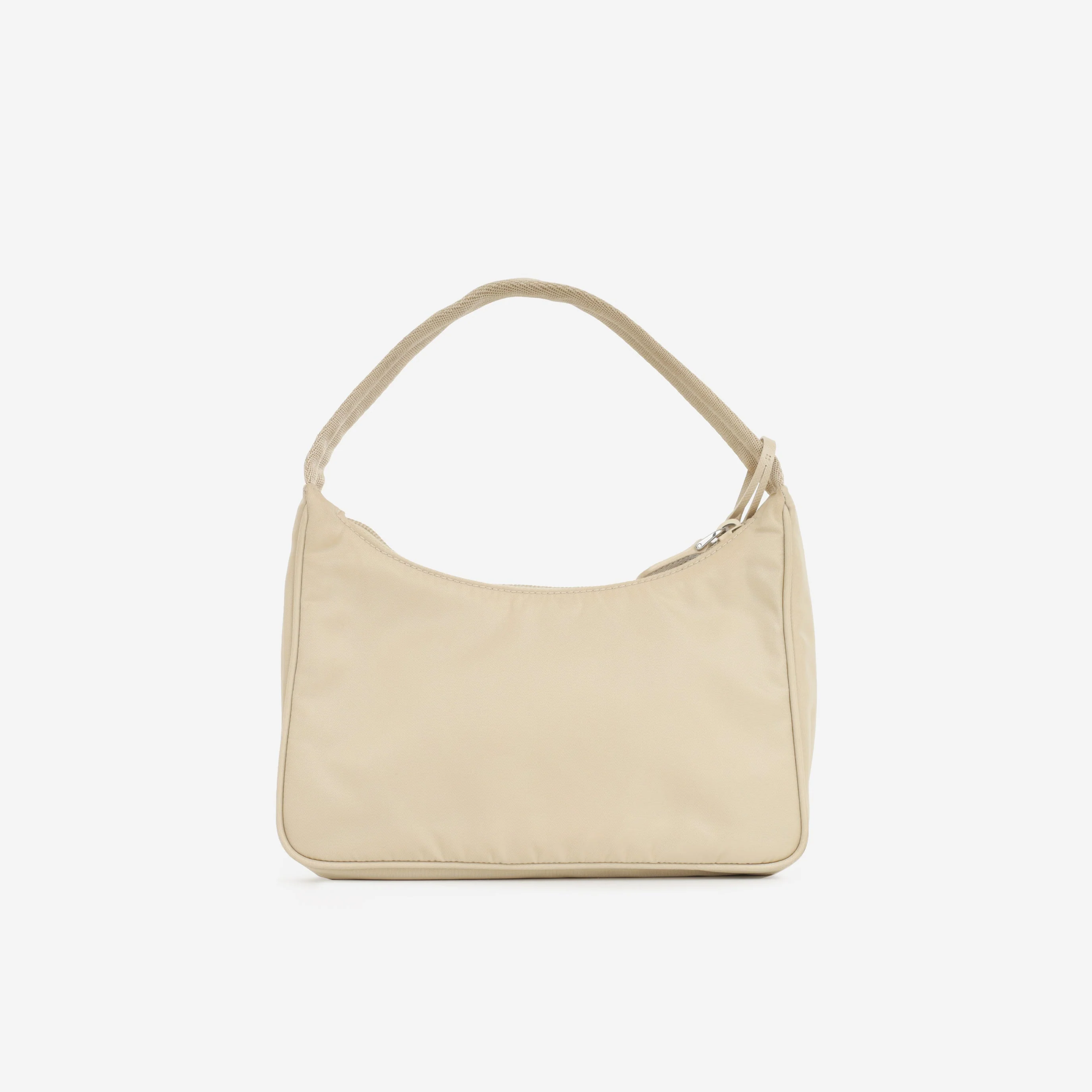 Prada Re-Edition 2000- Beige Nylon | Silver Hardware - Image 3