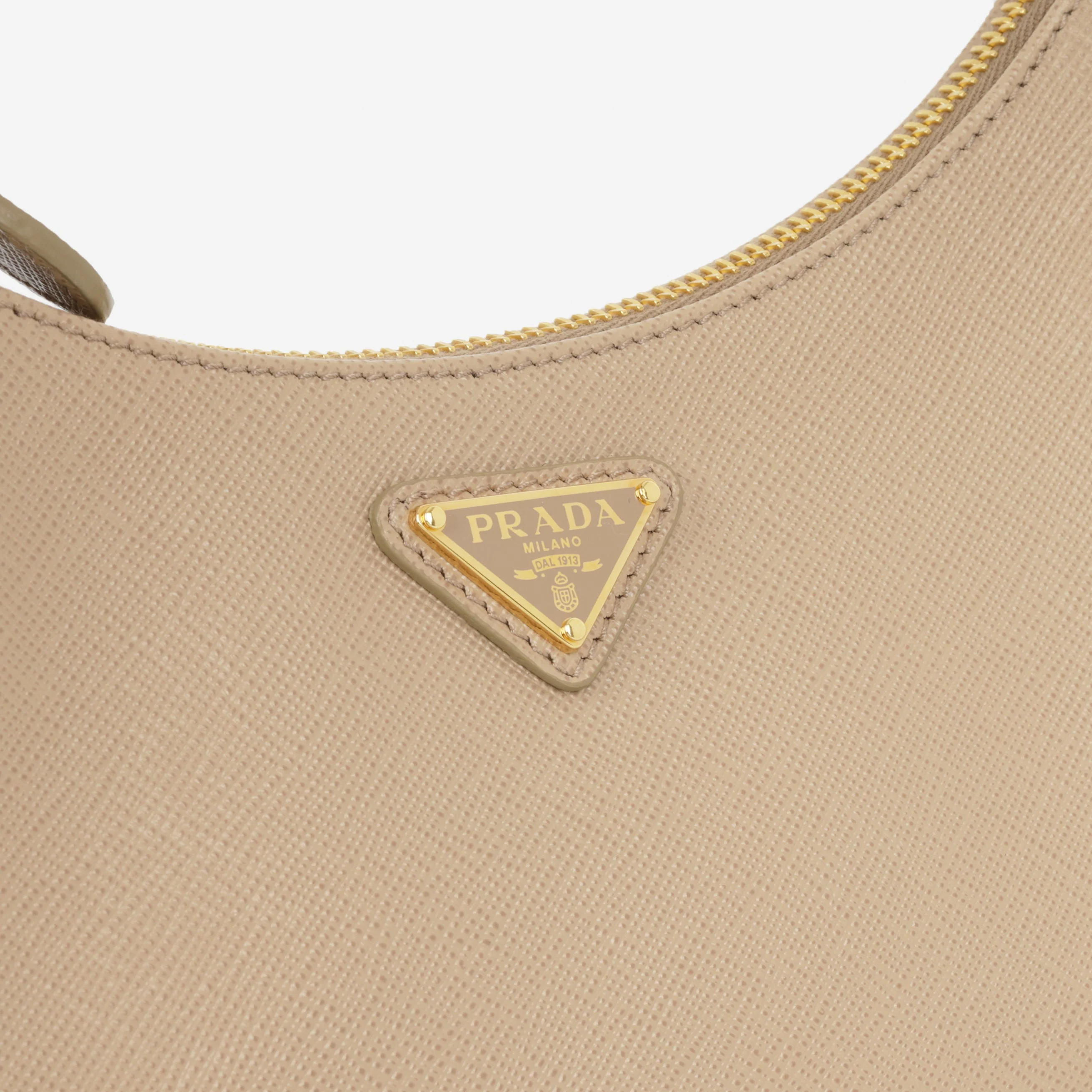 Prada Re-Edition 2005 - Cameo Beige Saffiano | Gold Hardware - Image 5