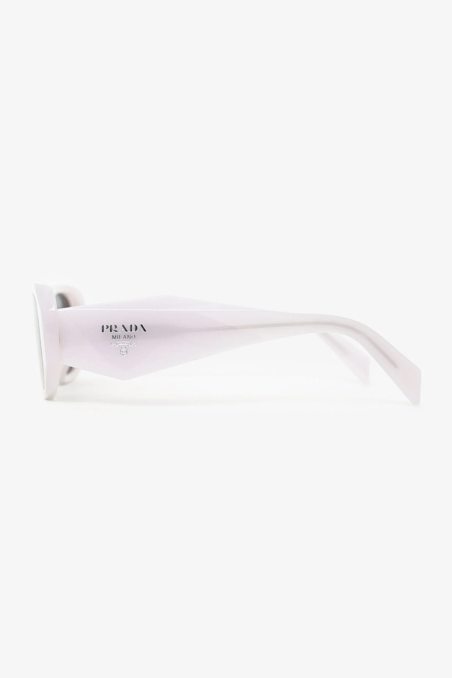 Prada Purple Geometric Frame Symbole Sunglasses - Image 3